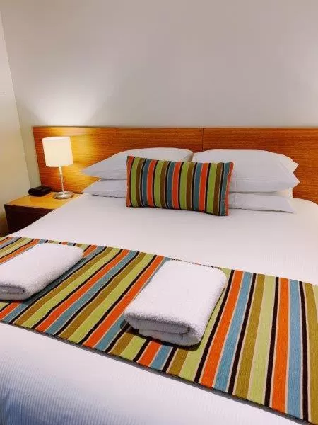 Bed in Red Earth Motel