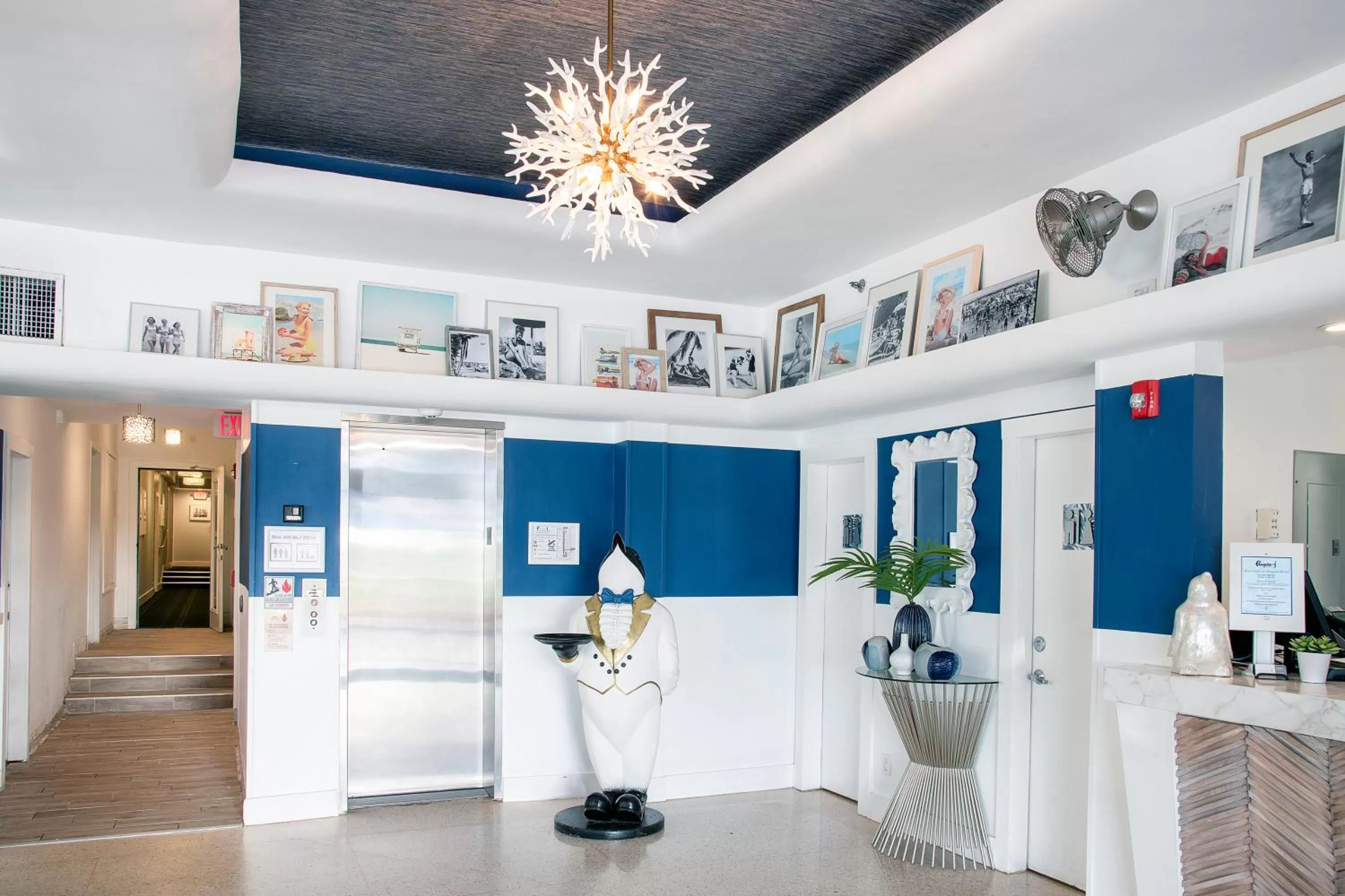 Lobby or reception in Penguin Hotel