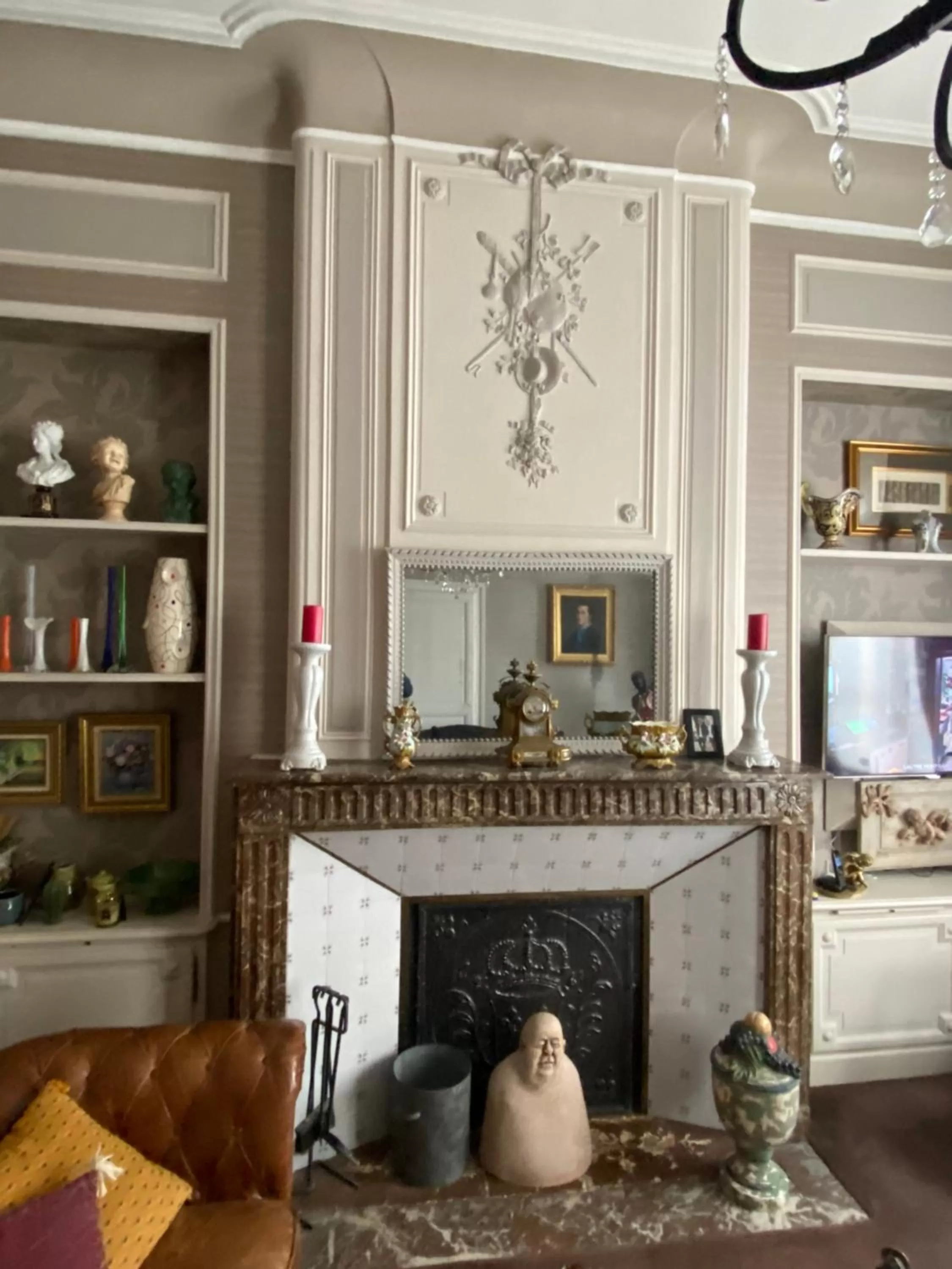 Kitchen/Kitchenette in au 33 chambres d'hôtes