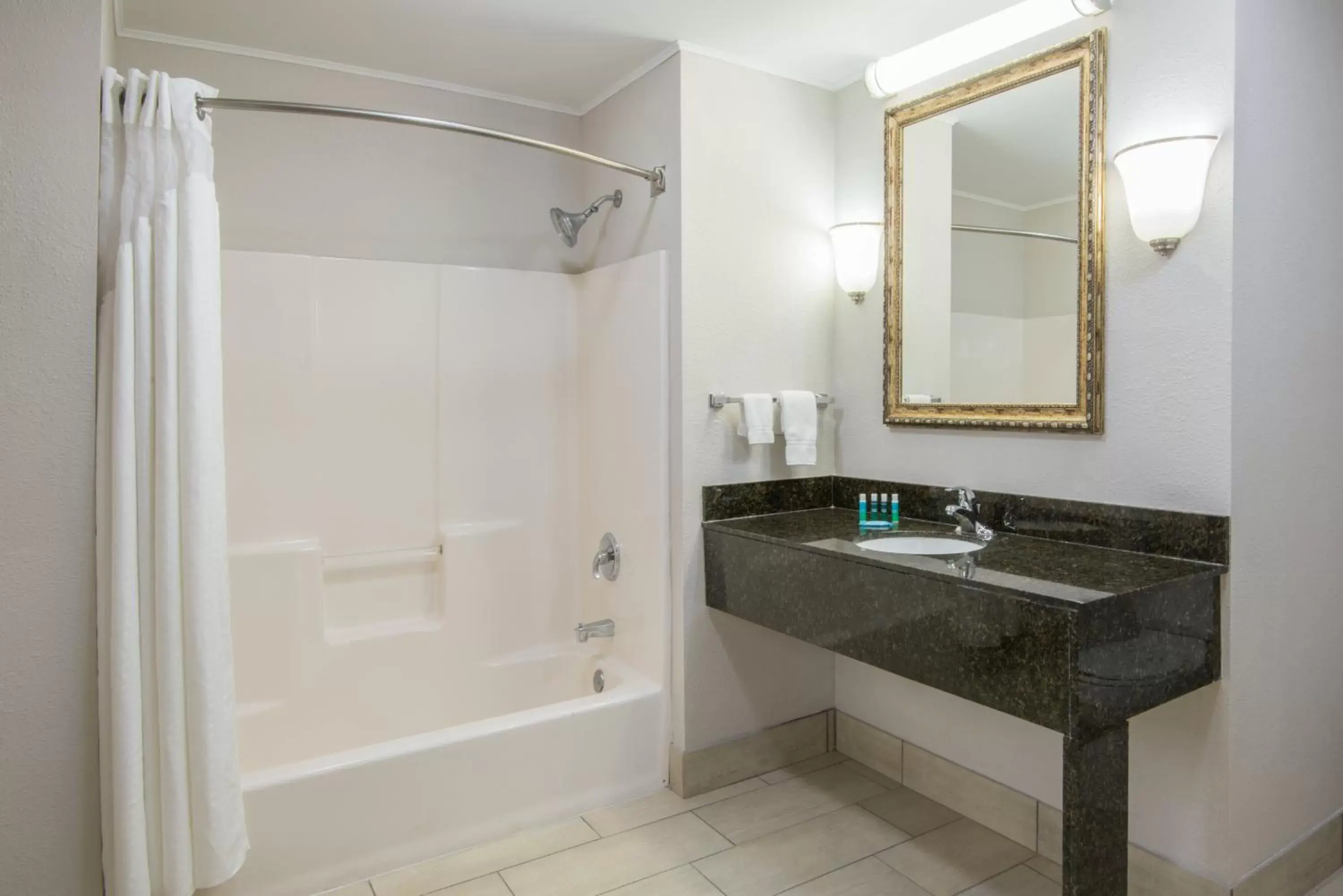 Photo of the whole room, Bathroom in Holiday Inn Express Cleveland Airport - Brook Park, an IHG Hotel