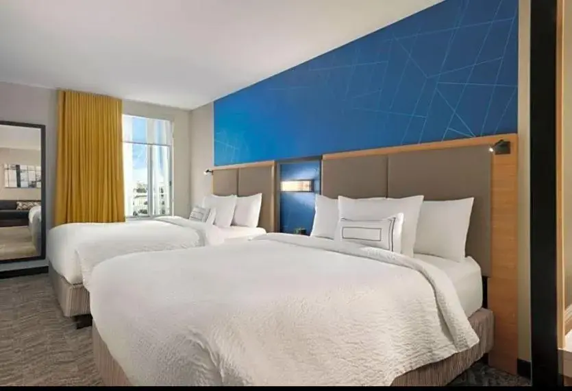Bed in SpringHill Suites by Marriott Menomonee Falls