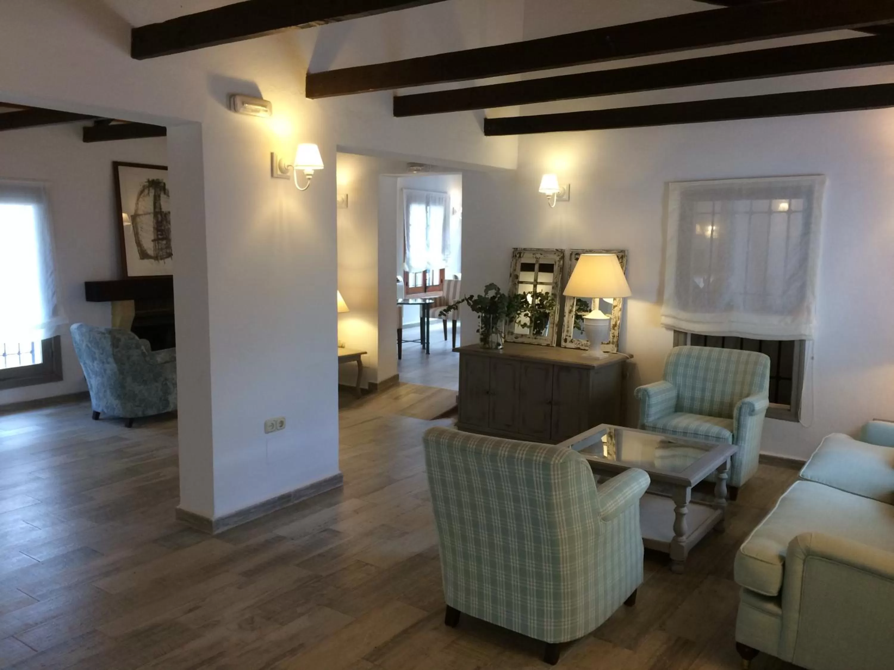 Communal lounge/ TV room, Seating Area in Alhaurin Golf Hotel