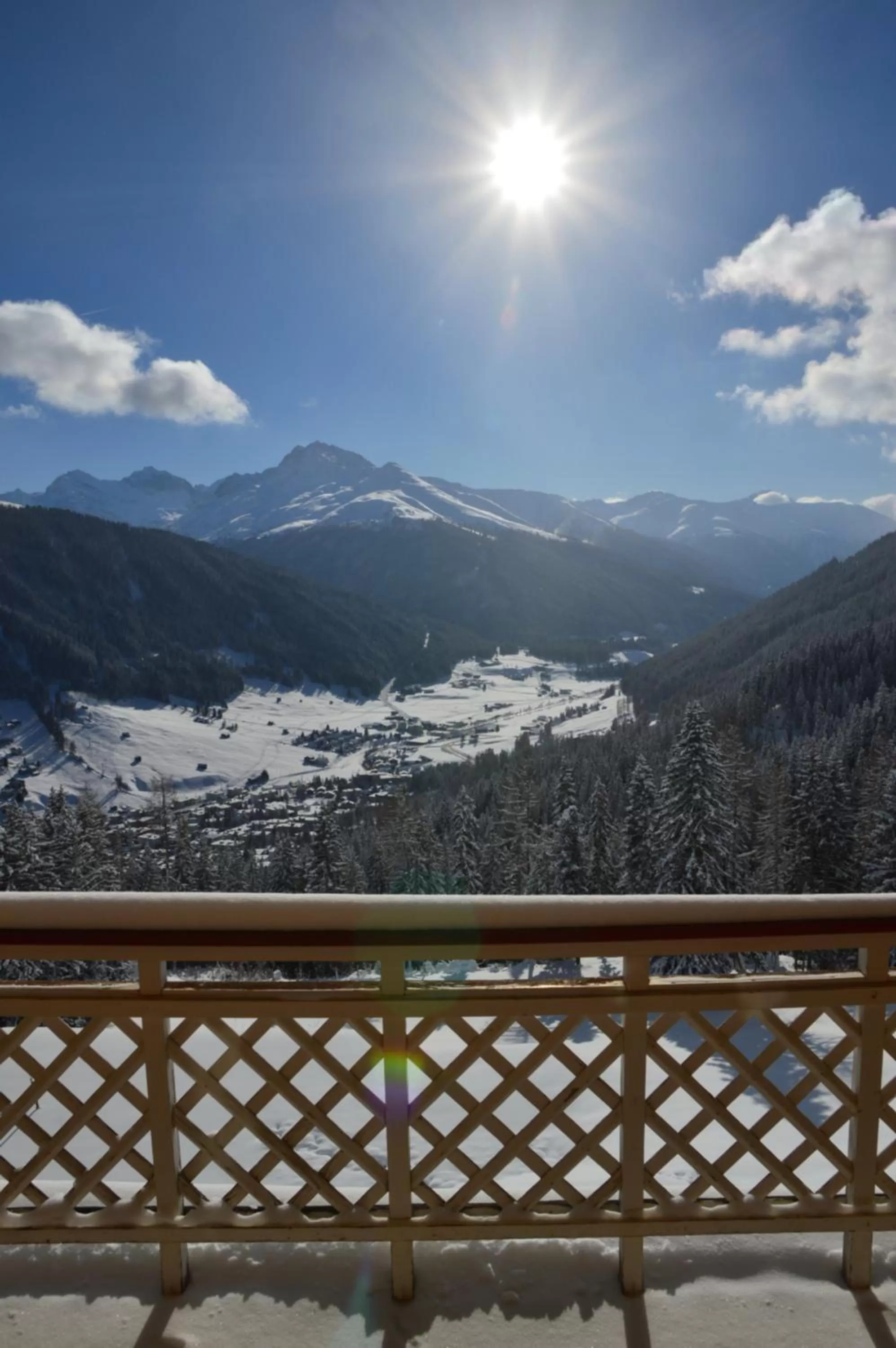 Mountain view in Schatzalp Hotel