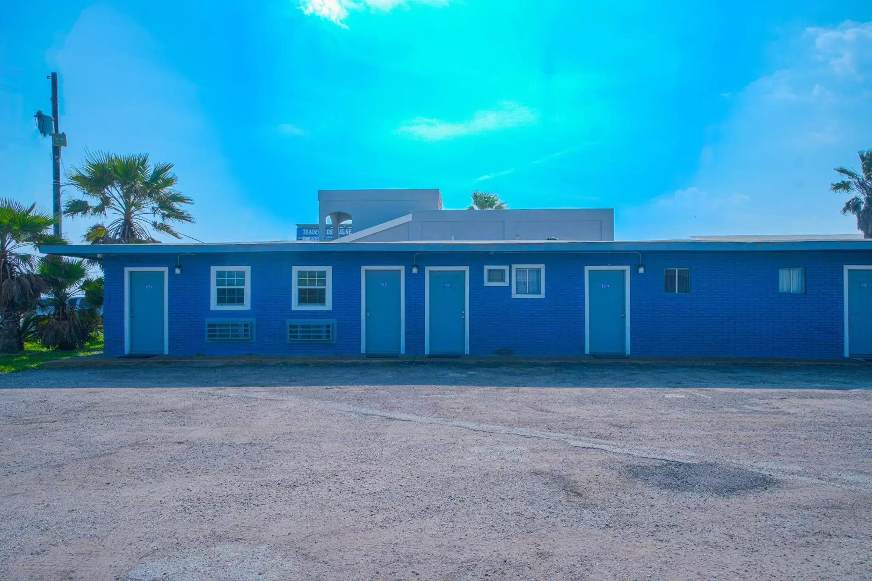 Facade/entrance, Property Building in Monterrey Motel Padre Island, Corpus Christi BY OYO