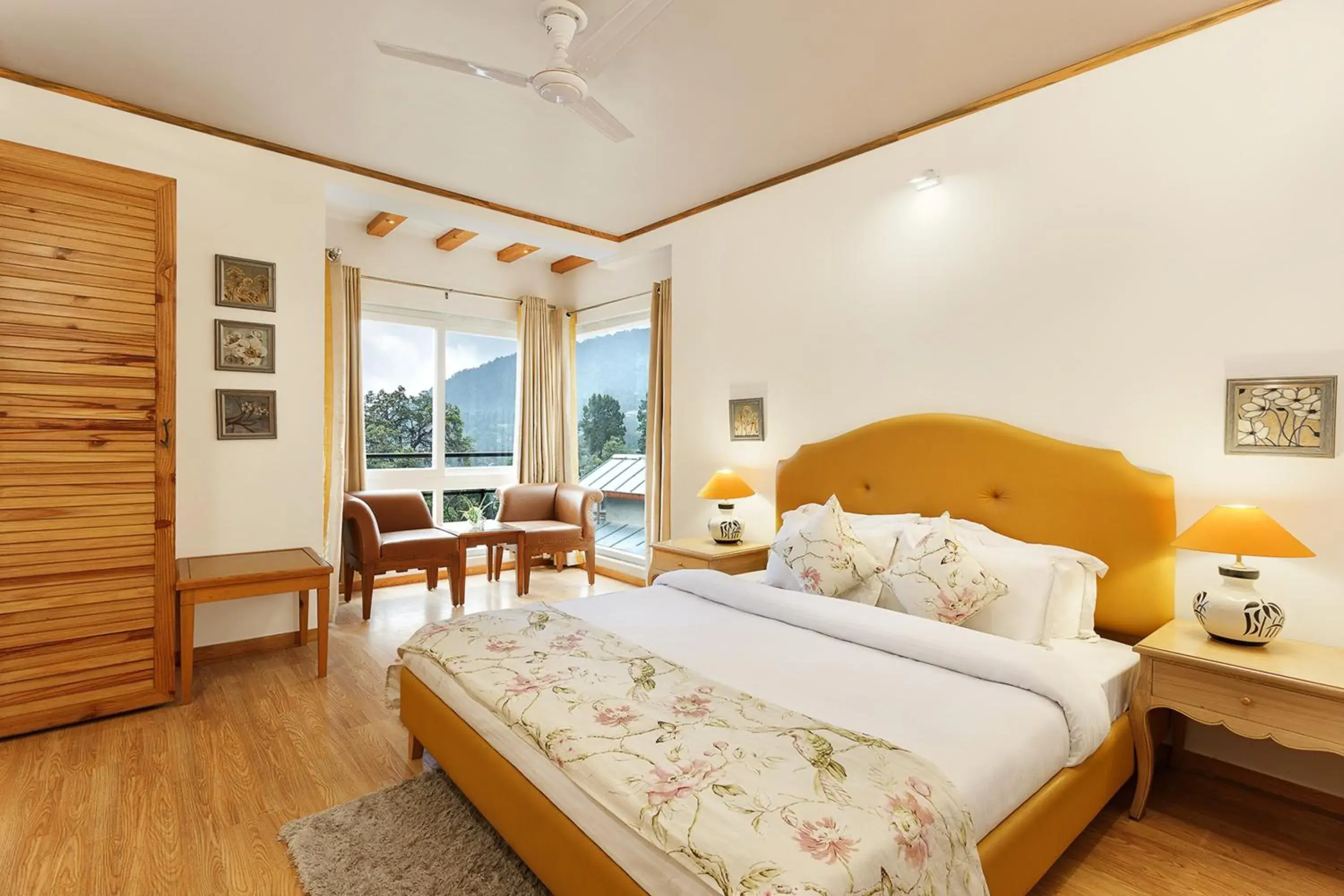 Bedroom, Bed in The Pinewood, Nainital by Leisure Hotels