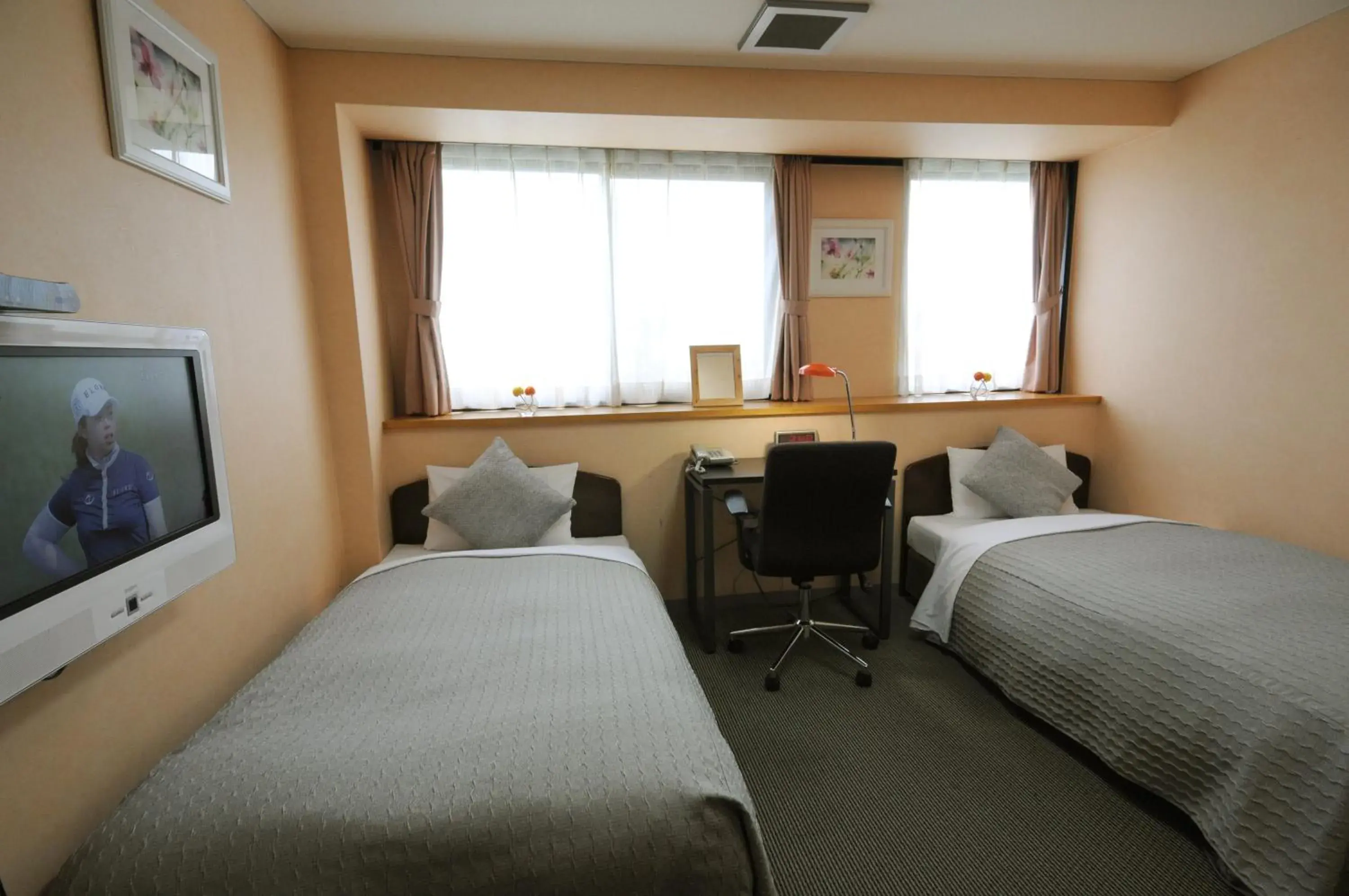 Bed in Hotel Kazusa