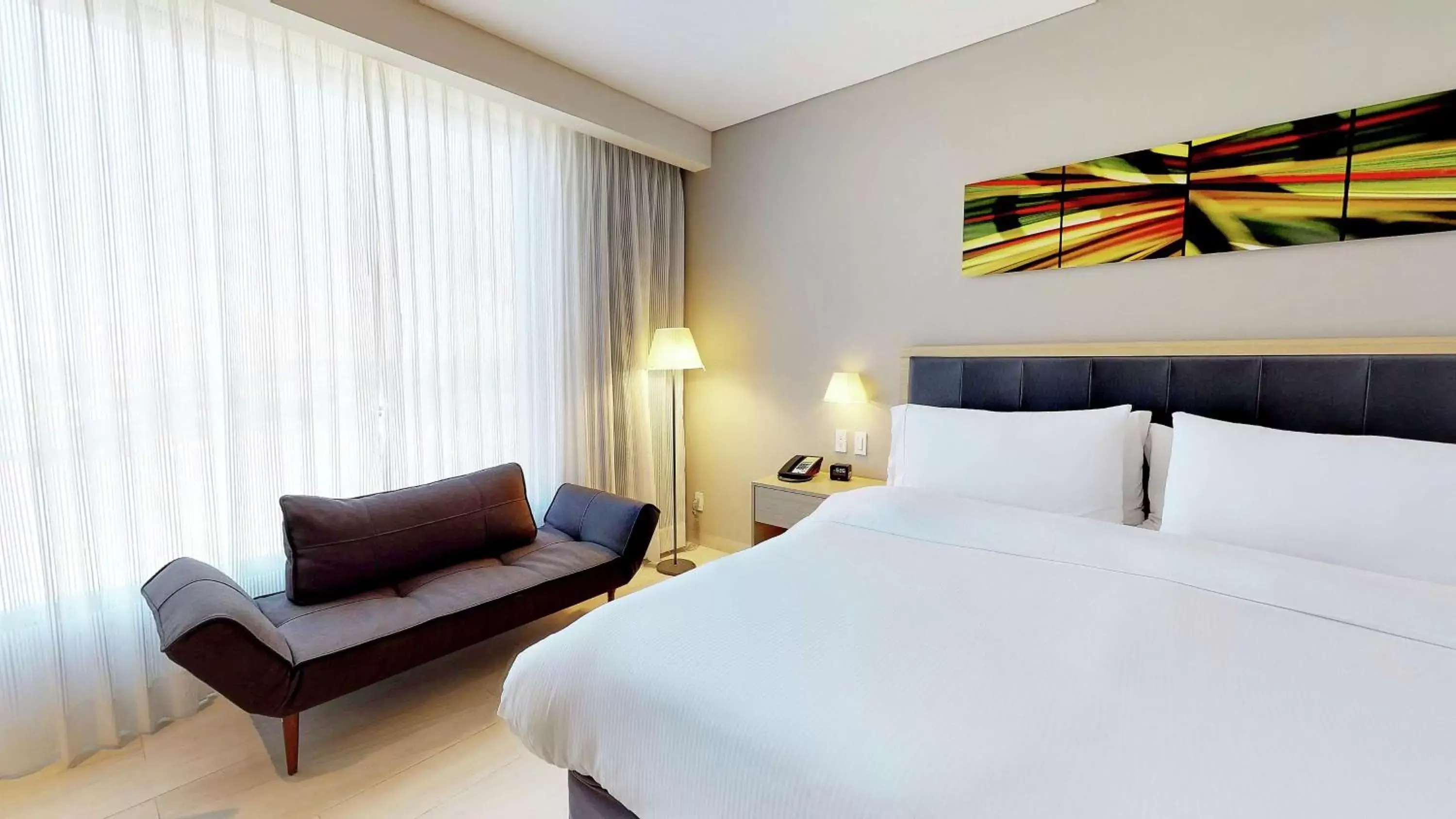 Living room, Bed in Hilton Garden Inn Merida Living room, Bed in Hilton Garden Inn Merida