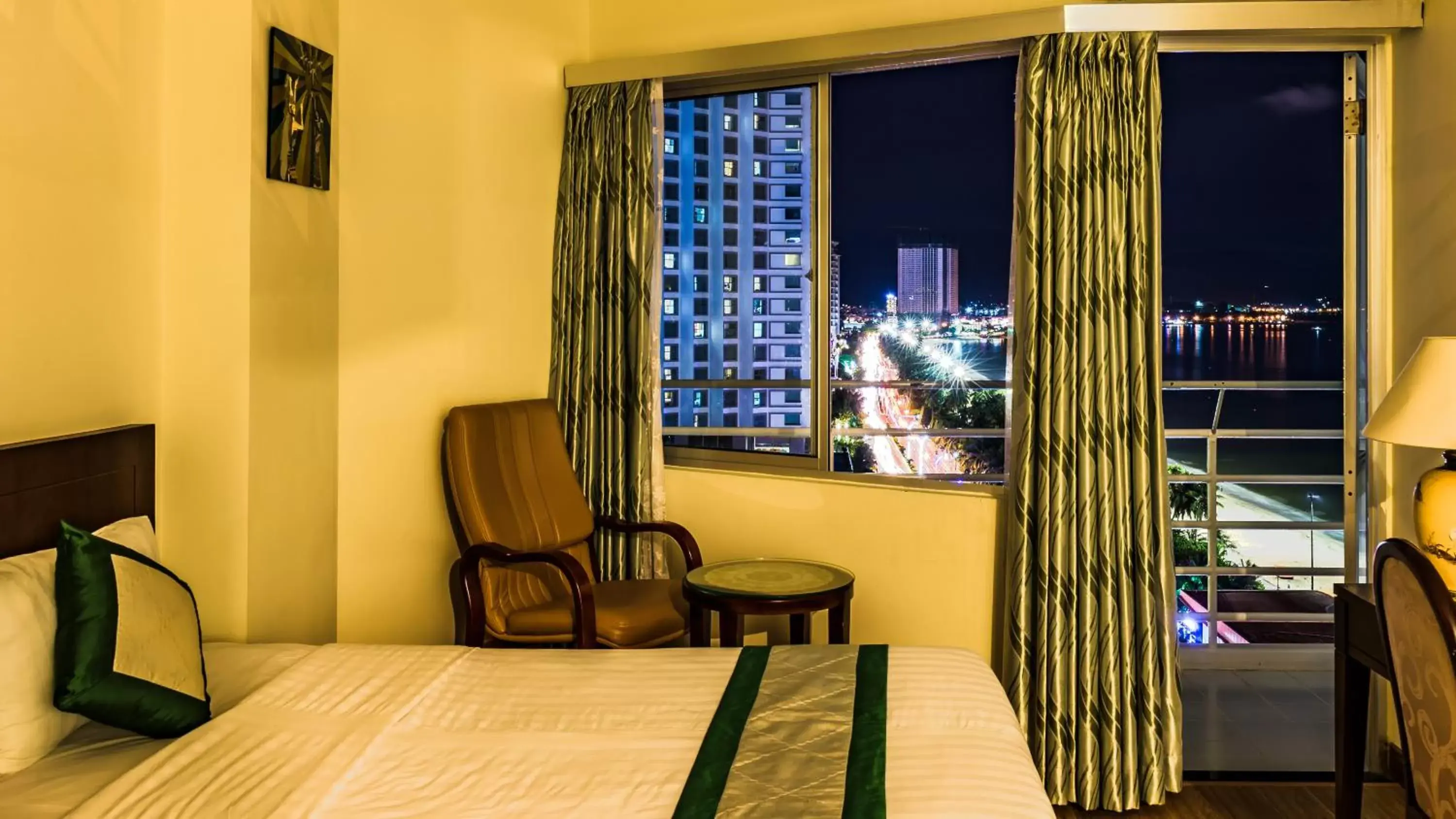 Night, Seating Area in Nha Trang Lodge Hotel