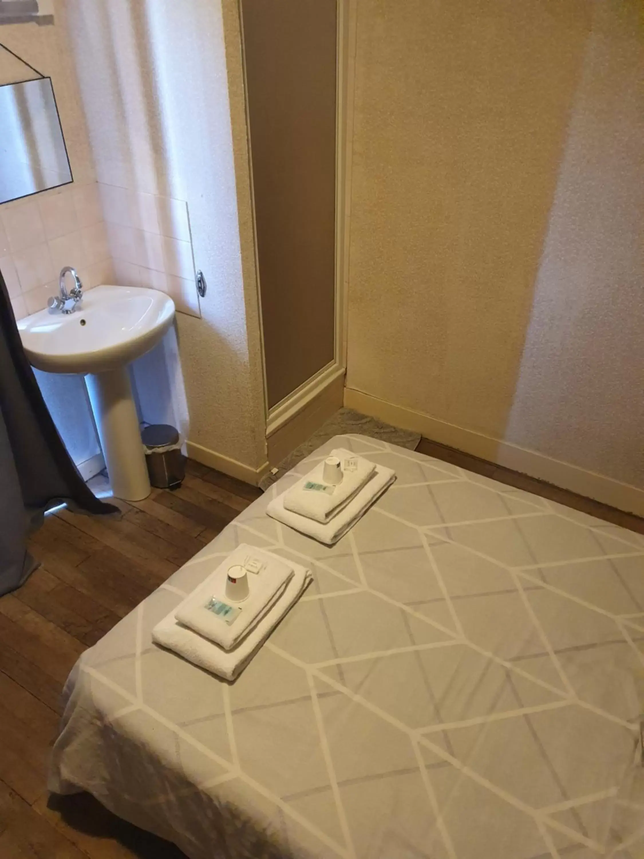 Bathroom in hotel de la gare