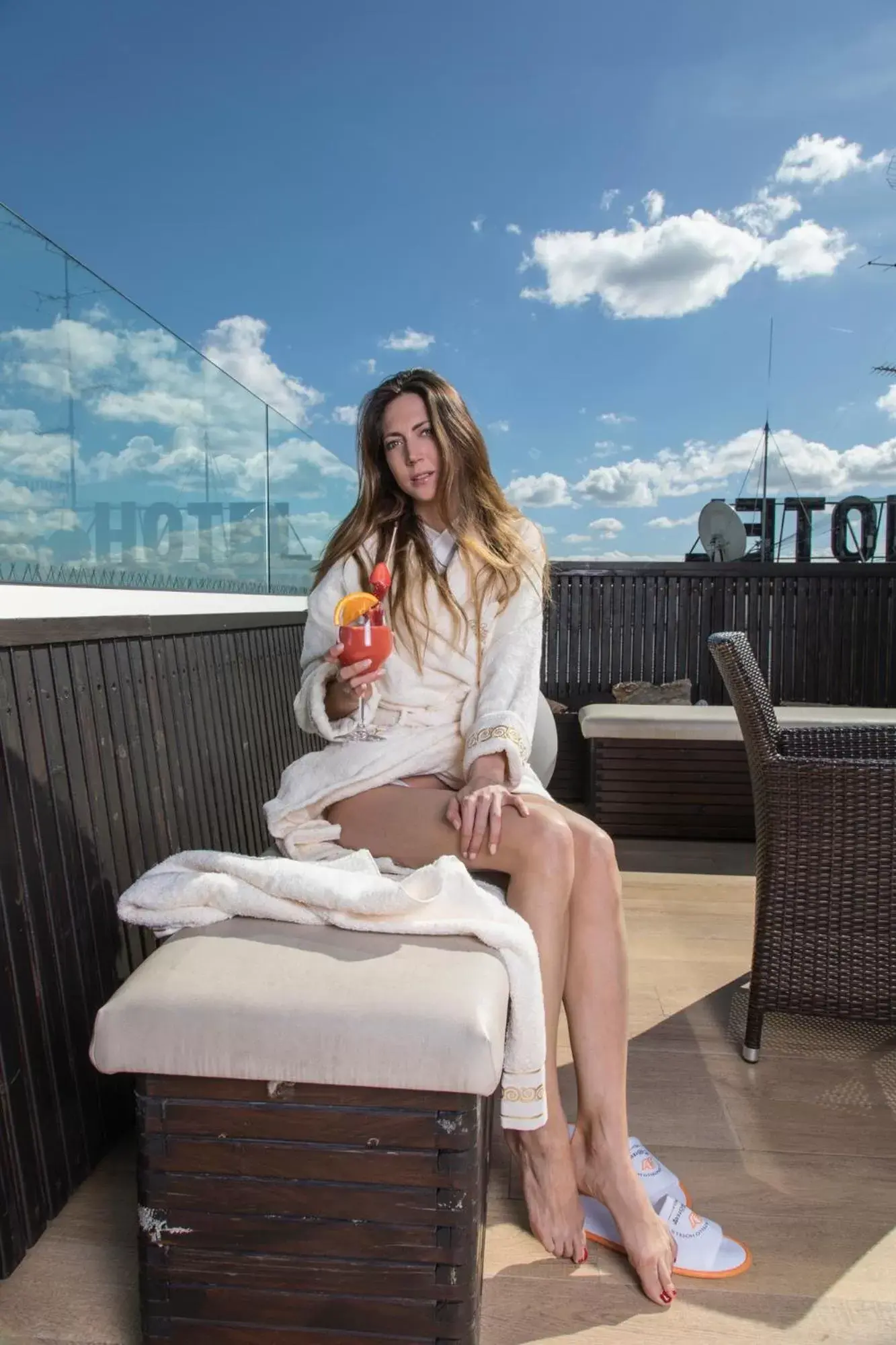 Balcony/Terrace in Hotel Donatello Imola