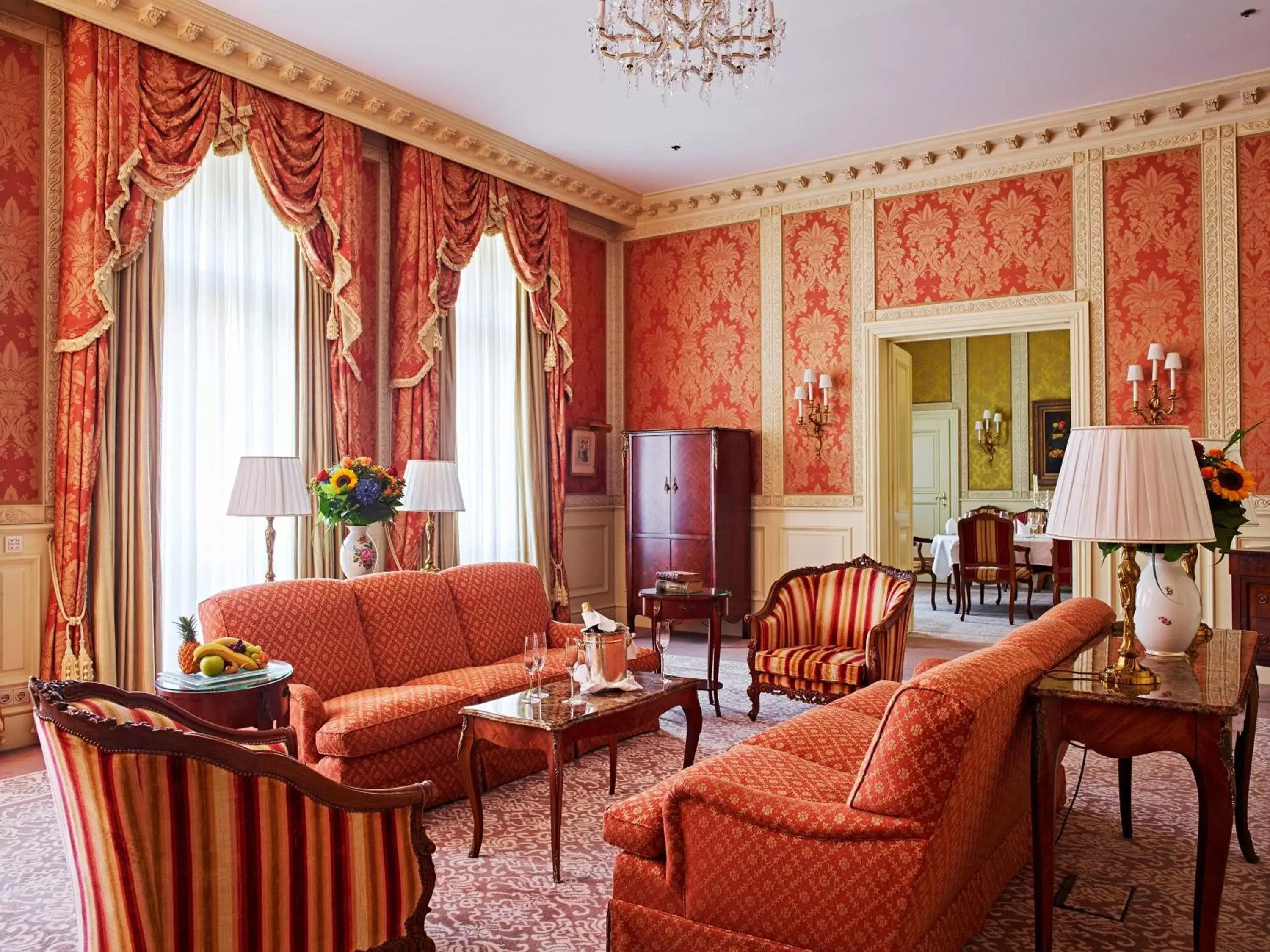 Bedroom, Seating Area in Grand Hotel Wien