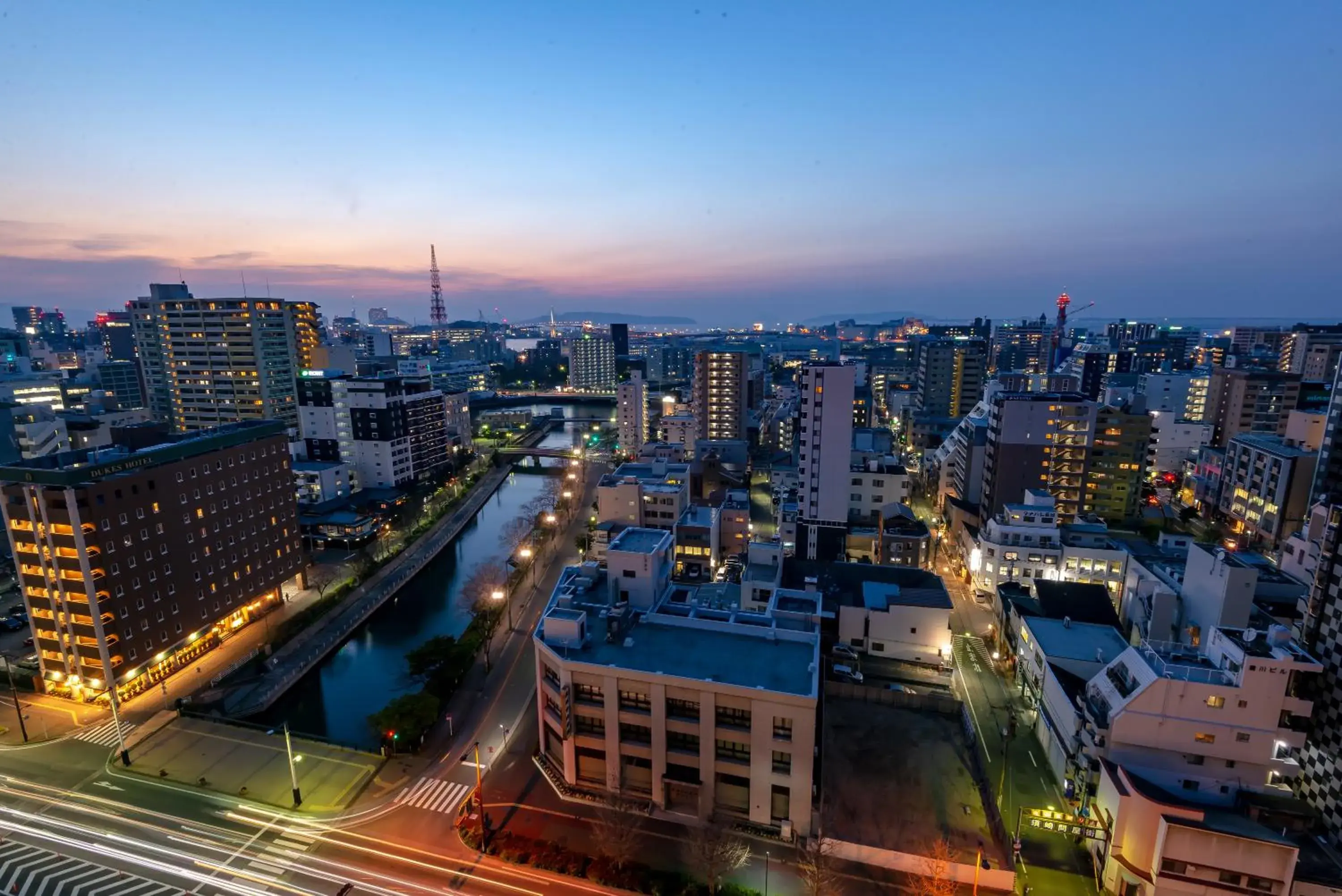 City view in Hotel Okura Fukuoka City view in Hotel Okura Fukuoka