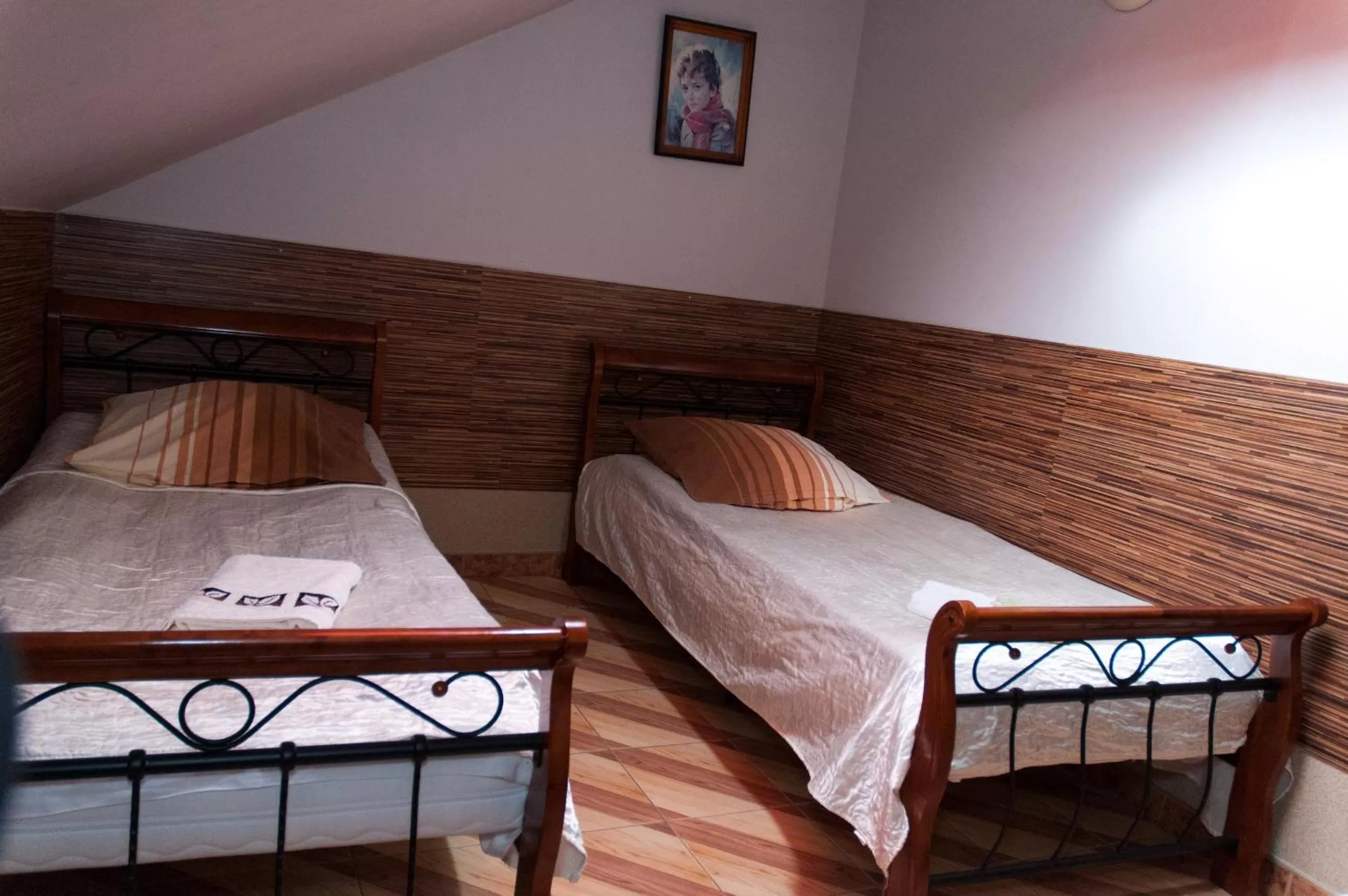 Bed in Usługi Hotelarskie Las Vegas