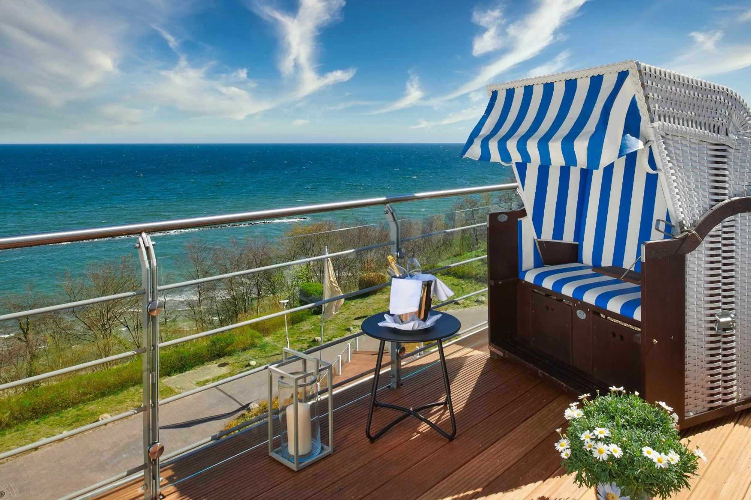 Balcony/Terrace in Seeschloss Sellin