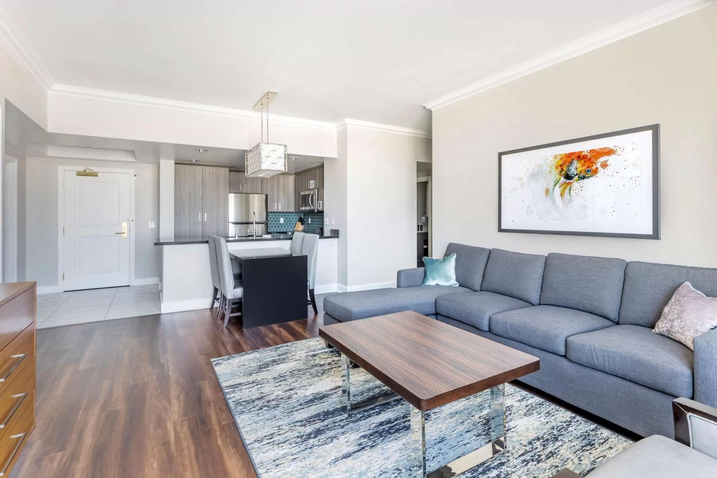 Living room in Hilton Grand Vacations Club on the Las Vegas Strip