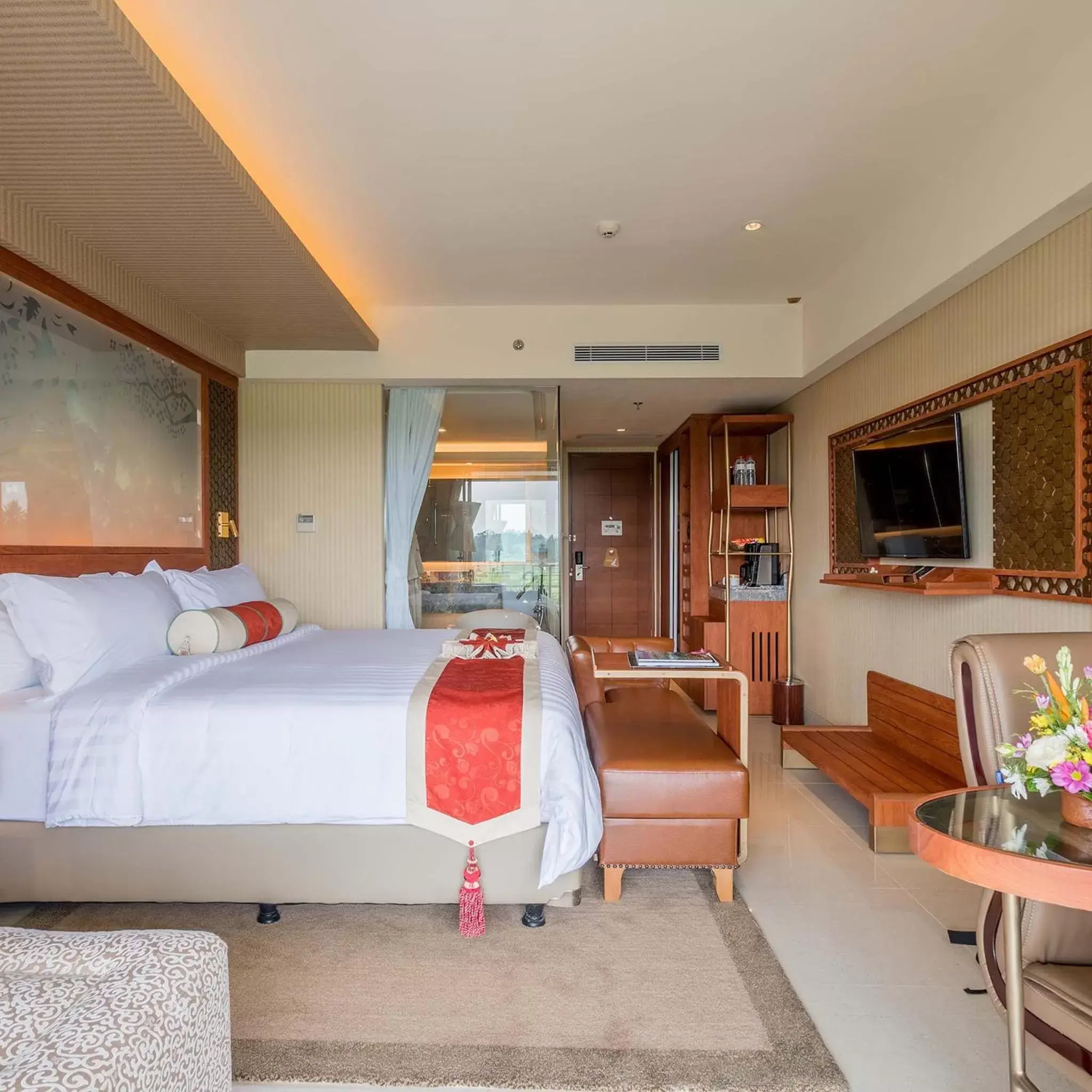 Deluxe Premium King Room with Outdoor Tub & Rice Field View in SereS Springs Resort & Spa, Singakerta Deluxe Premium King Room with Outdoor Tub & Rice Field View in SereS Springs Resort & Spa, Singakerta