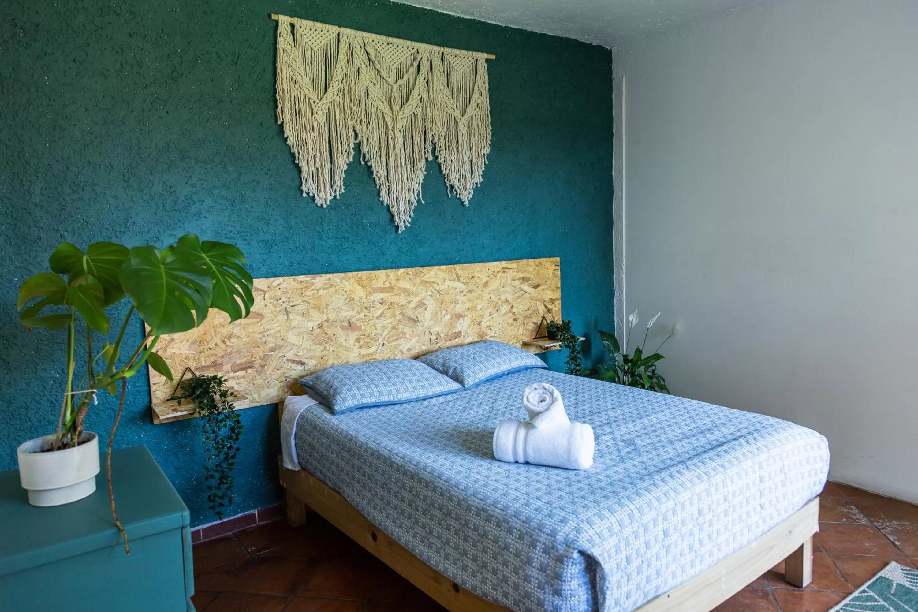 Photo of the whole room, Bed in Colibrí Turquesa