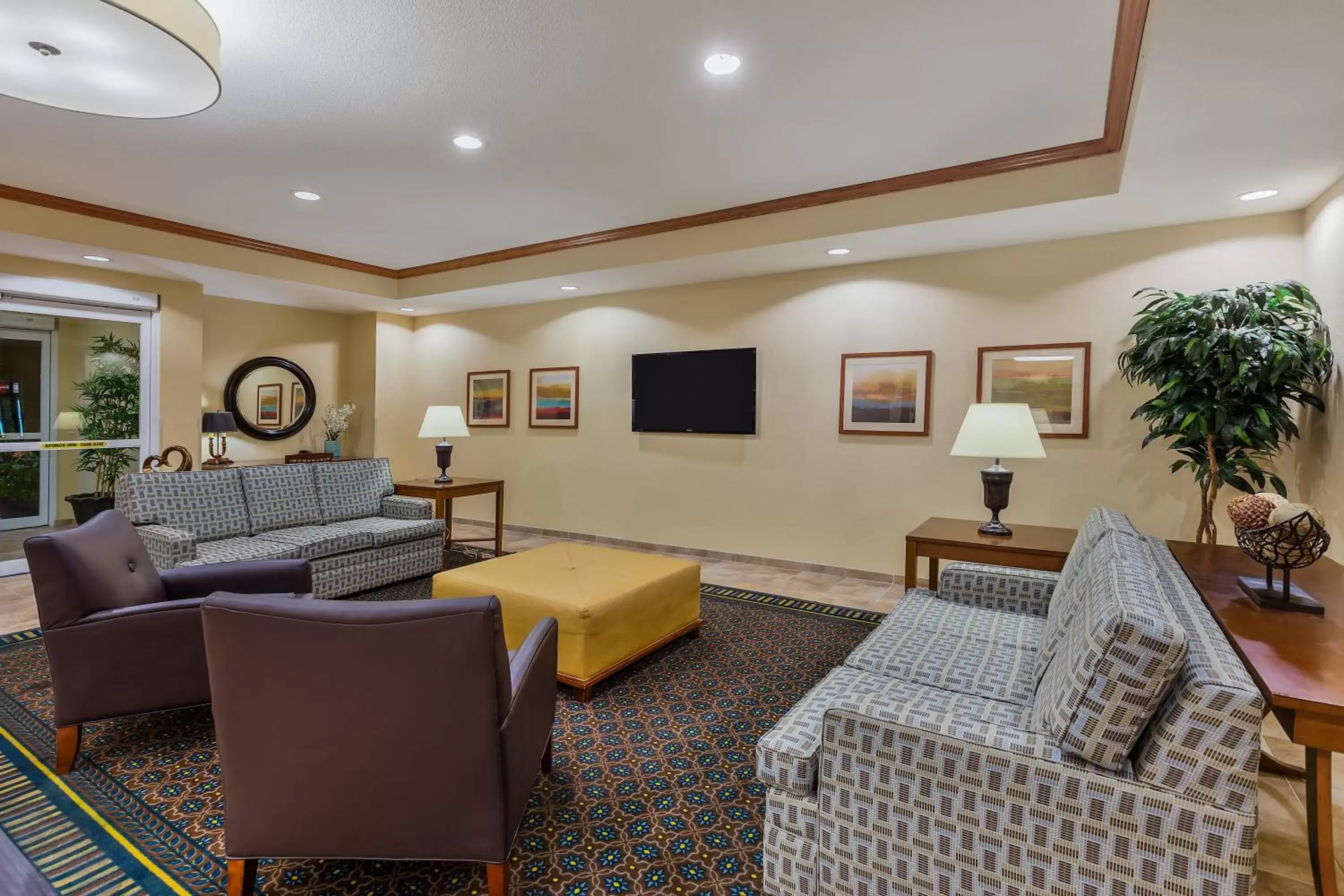Property building, Seating Area in Candlewood Suites Decatur Medical Center, an IHG Hotel