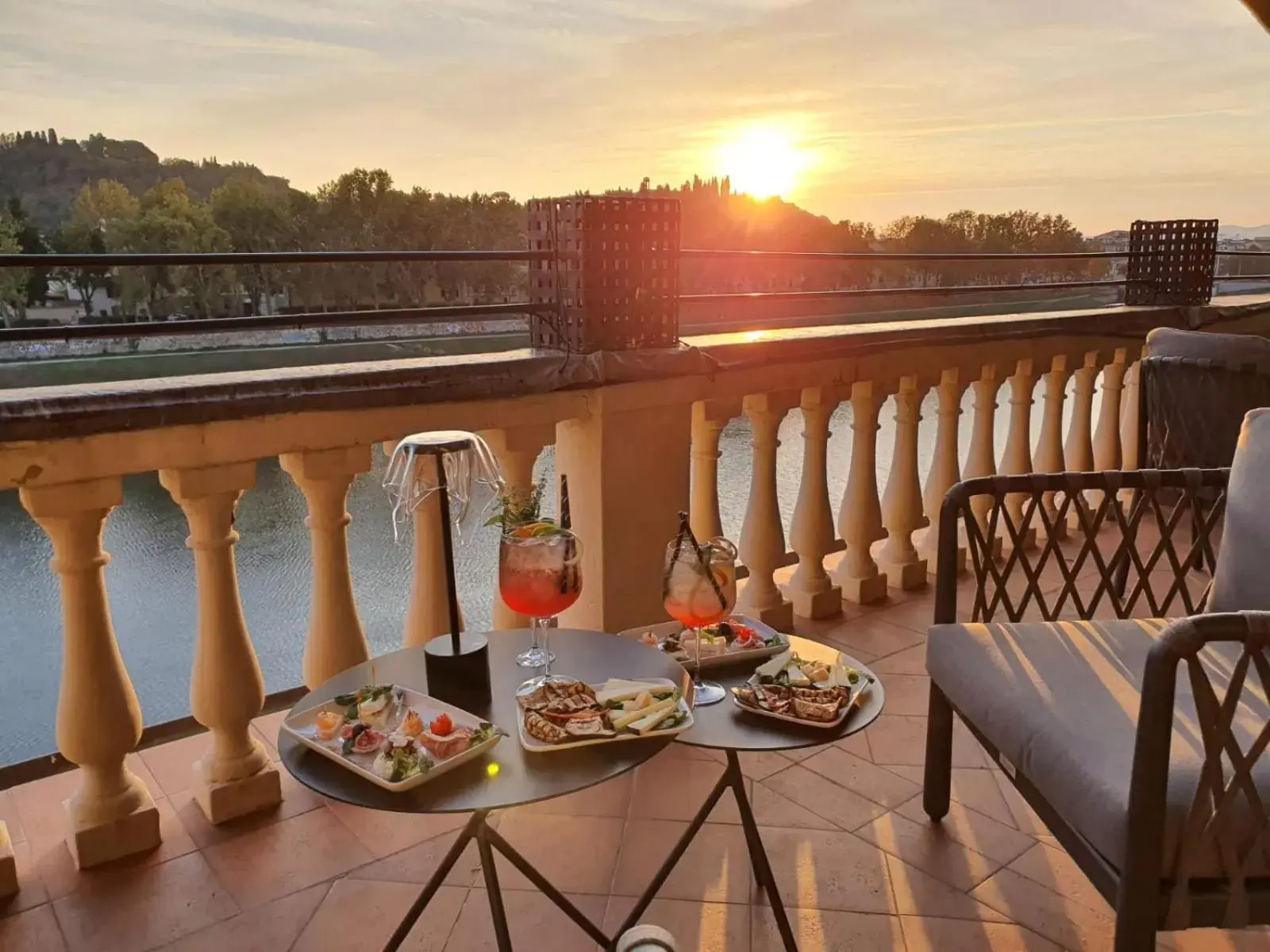 Balcony/Terrace in Hotel Lungarno Vespucci 50