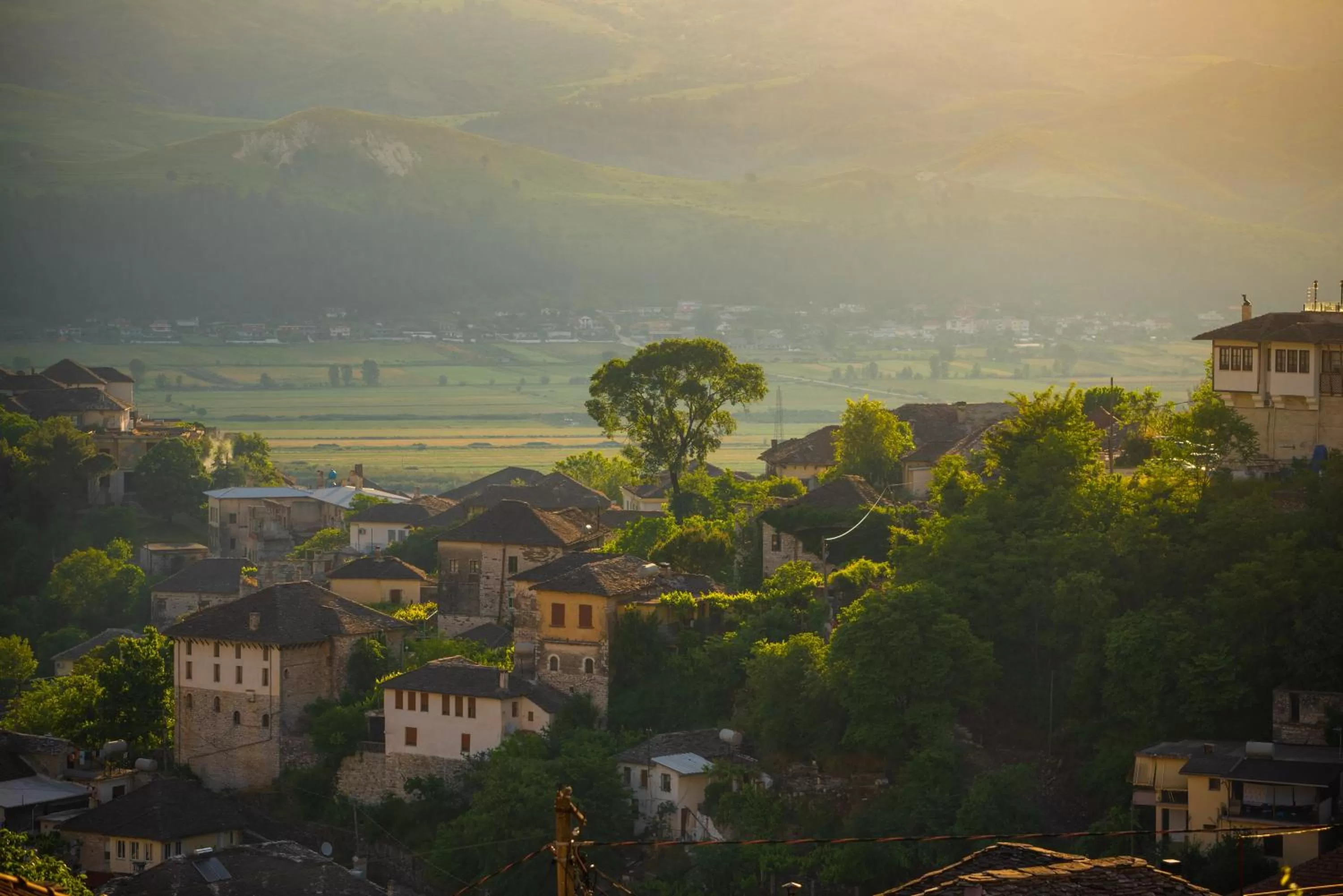 Bird's-eye View in Guesthouse Mele