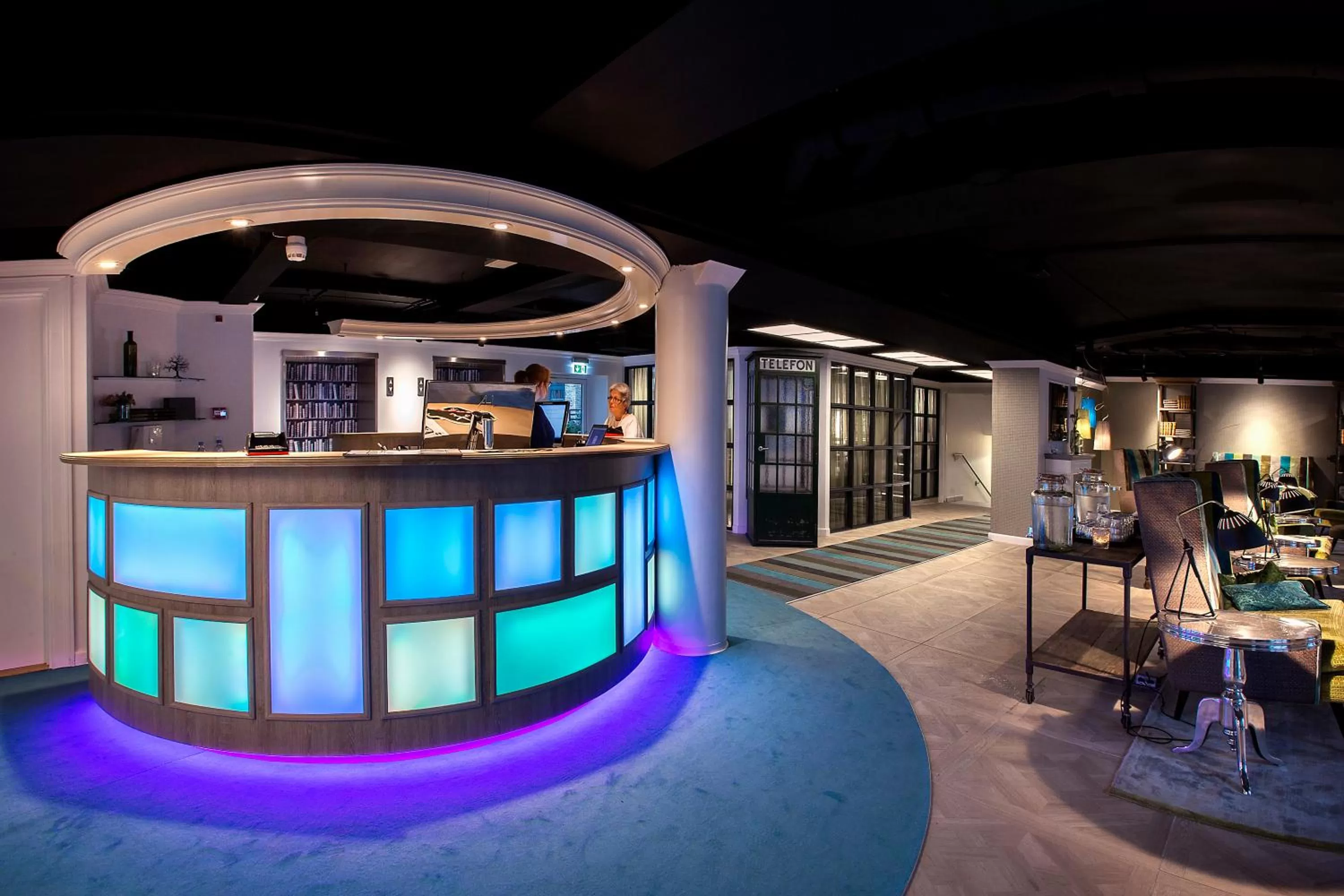 Decorative detail in Absalon Hotel