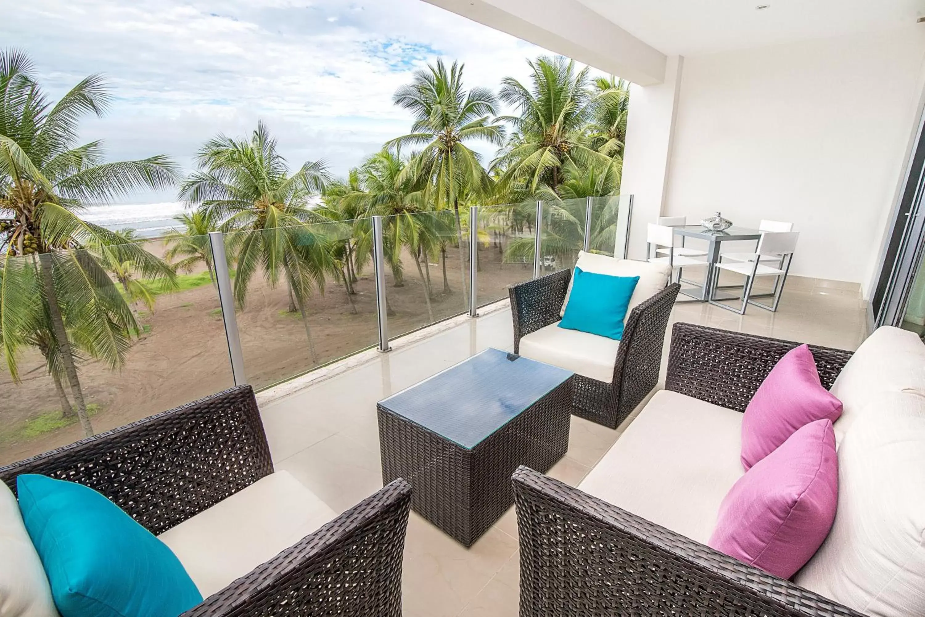 Seating Area in Best in Jaco Condos at Diamante del Sol