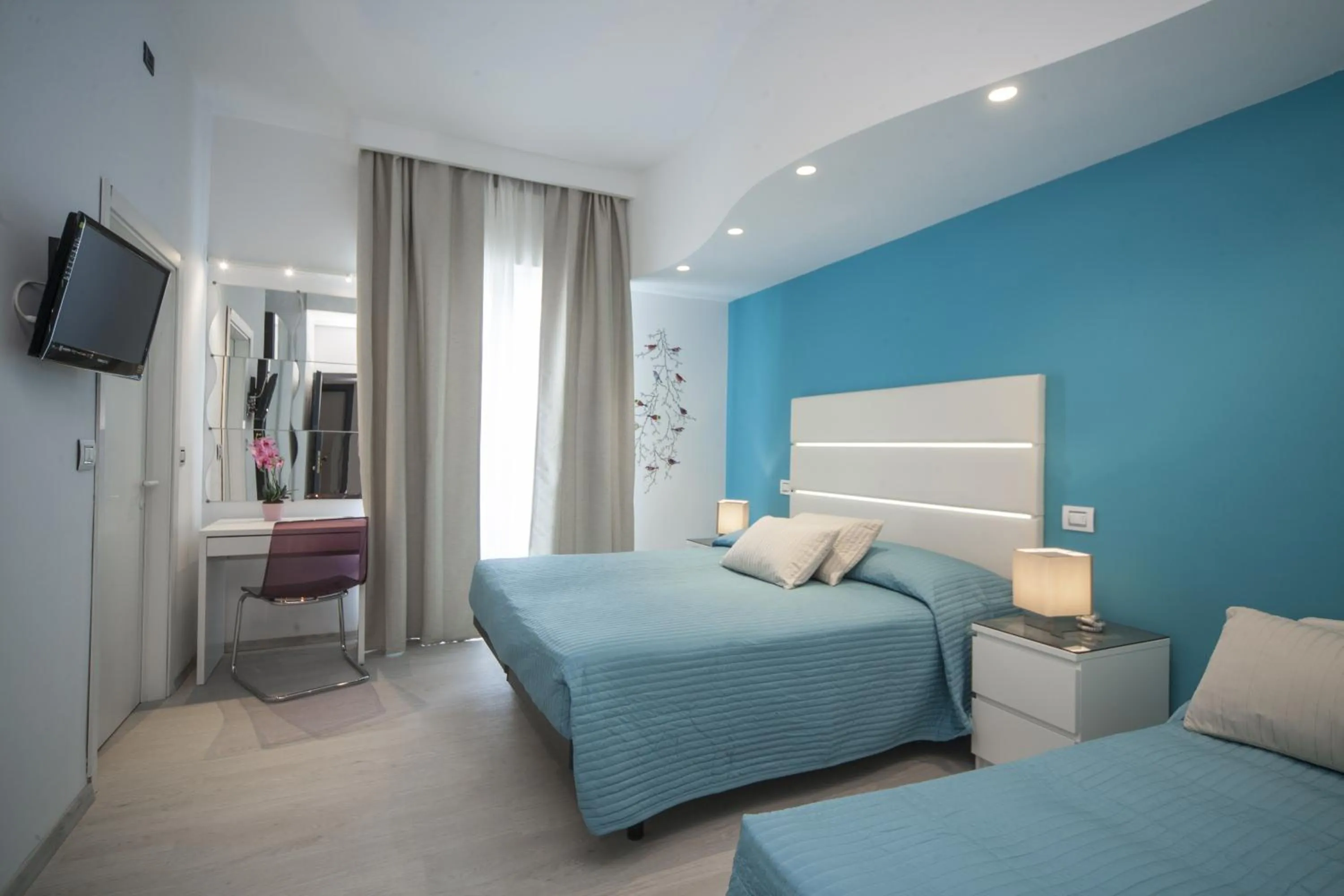 Decorative detail, Bed in Hotel Levante