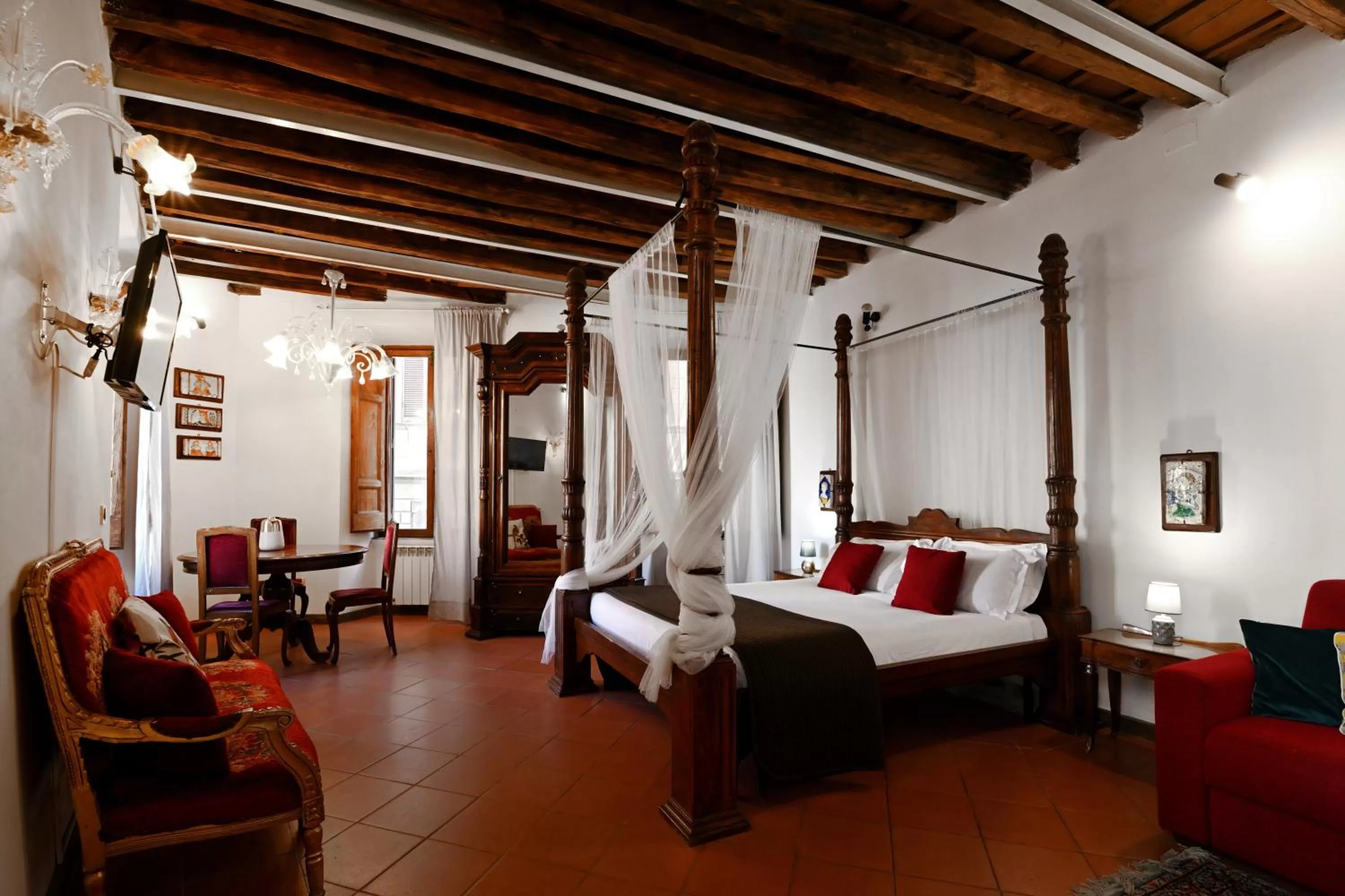 View (from property/room), Bed in Residenze Romanae - Vicolo dell'Aquila