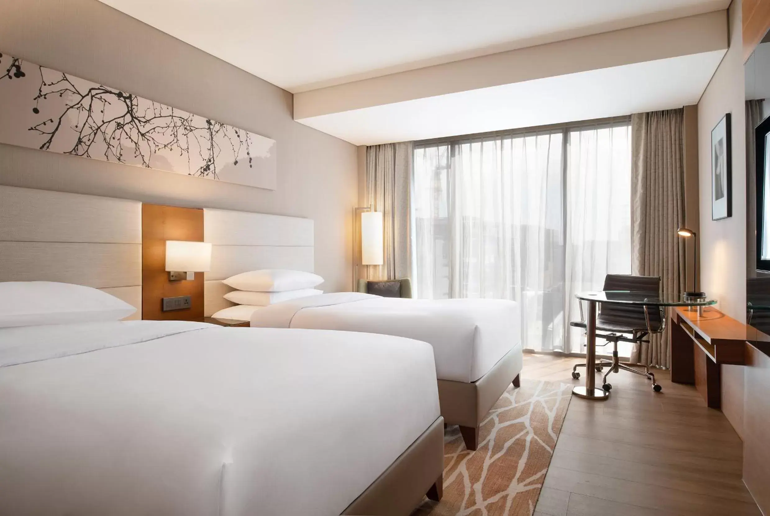 Bed in Courtyard by Marriott Seoul Pangyo