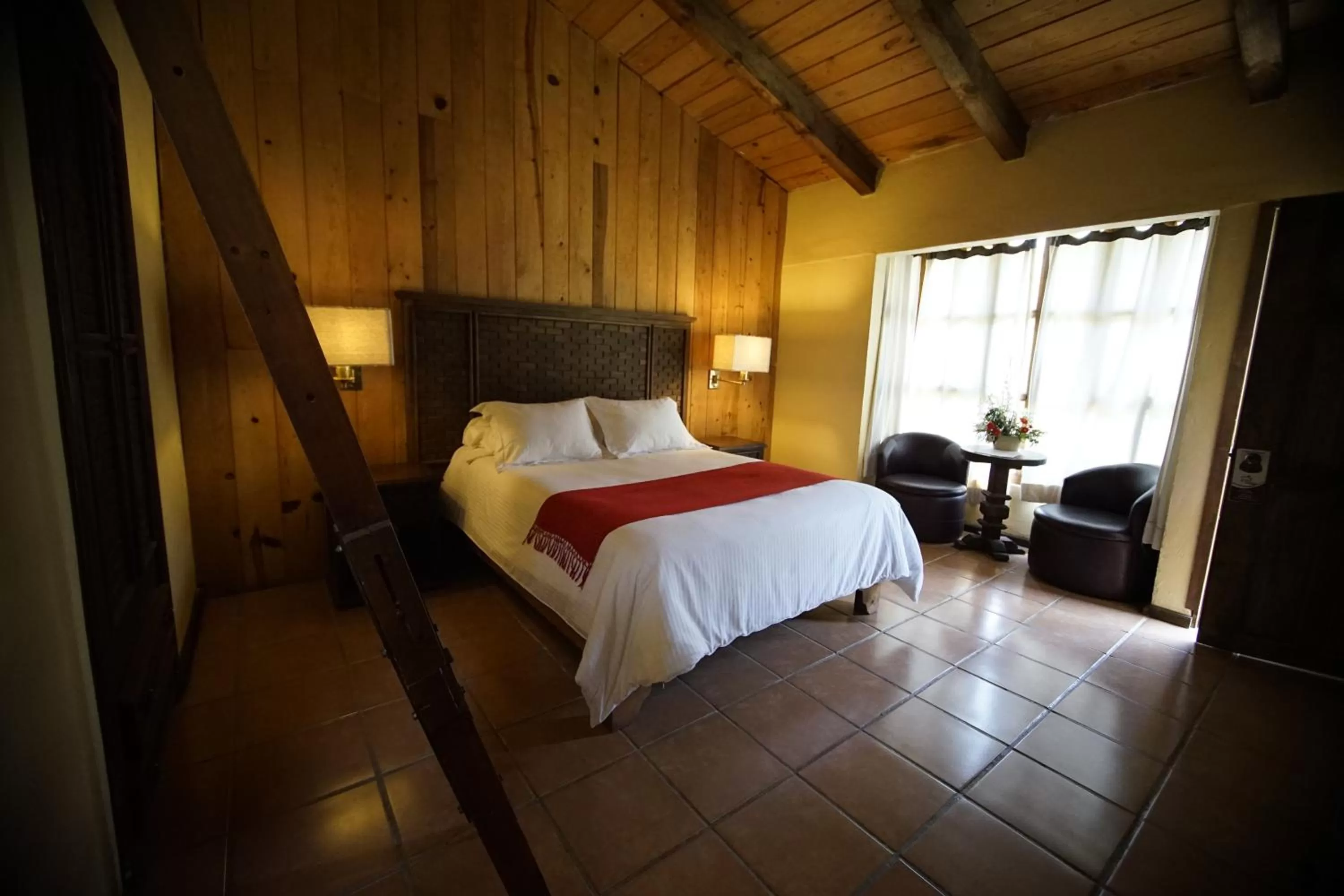 Bed in Cabañas La Cascada