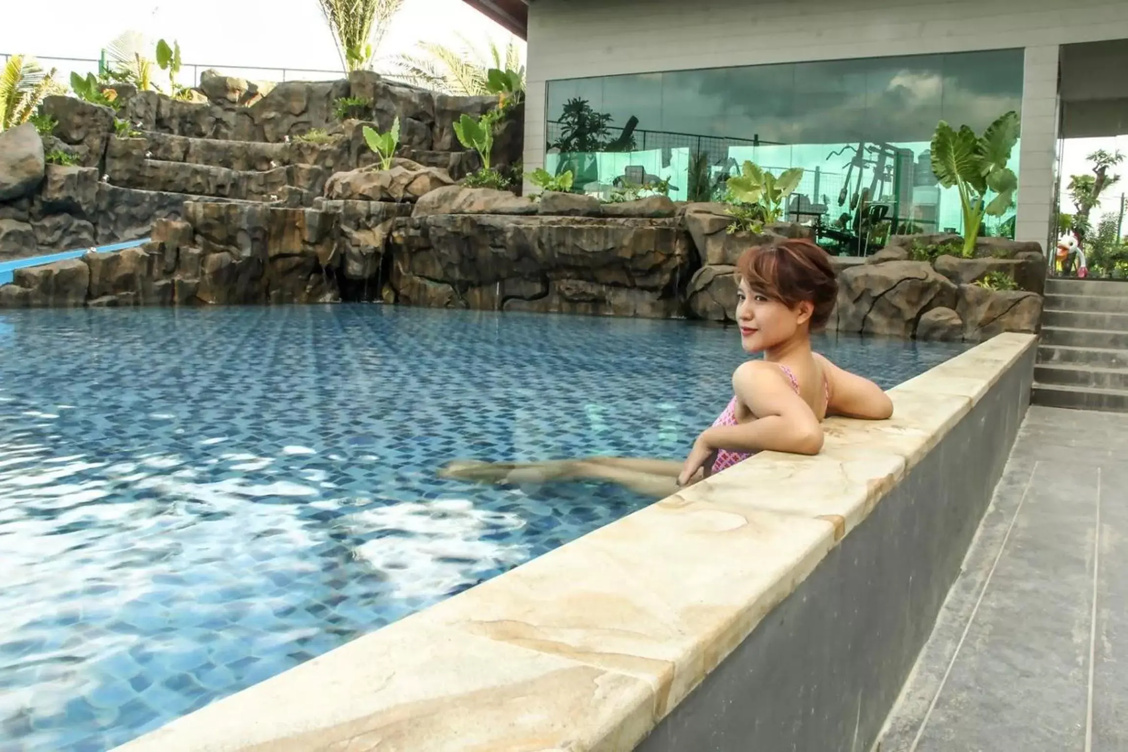 Swimming Pool in MaxOneHotels at Resort Makassar