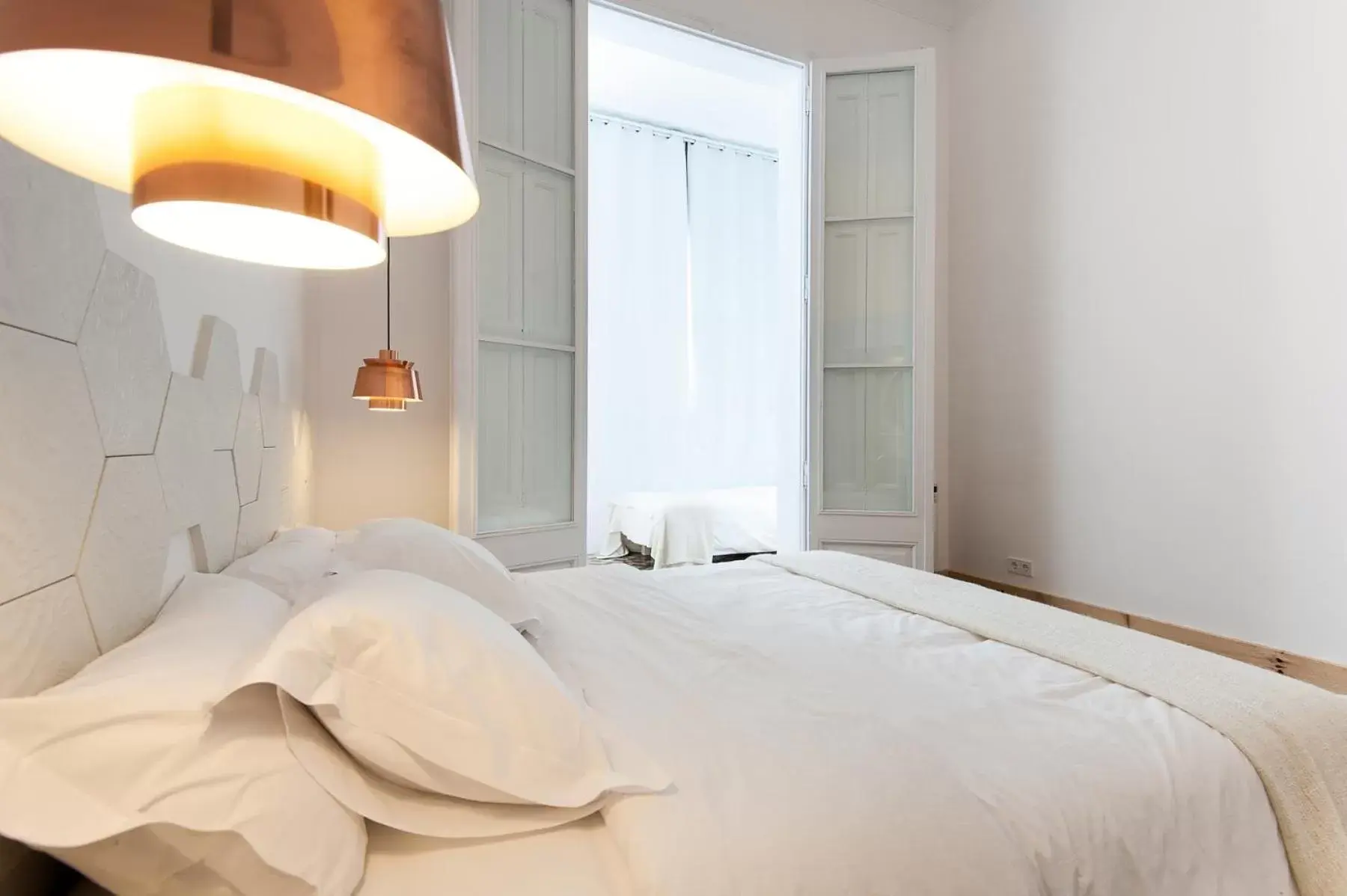 Shower, Bed in La Casa de Antonio Boutique Rooms Shower, Bed in La Casa de Antonio Boutique Rooms