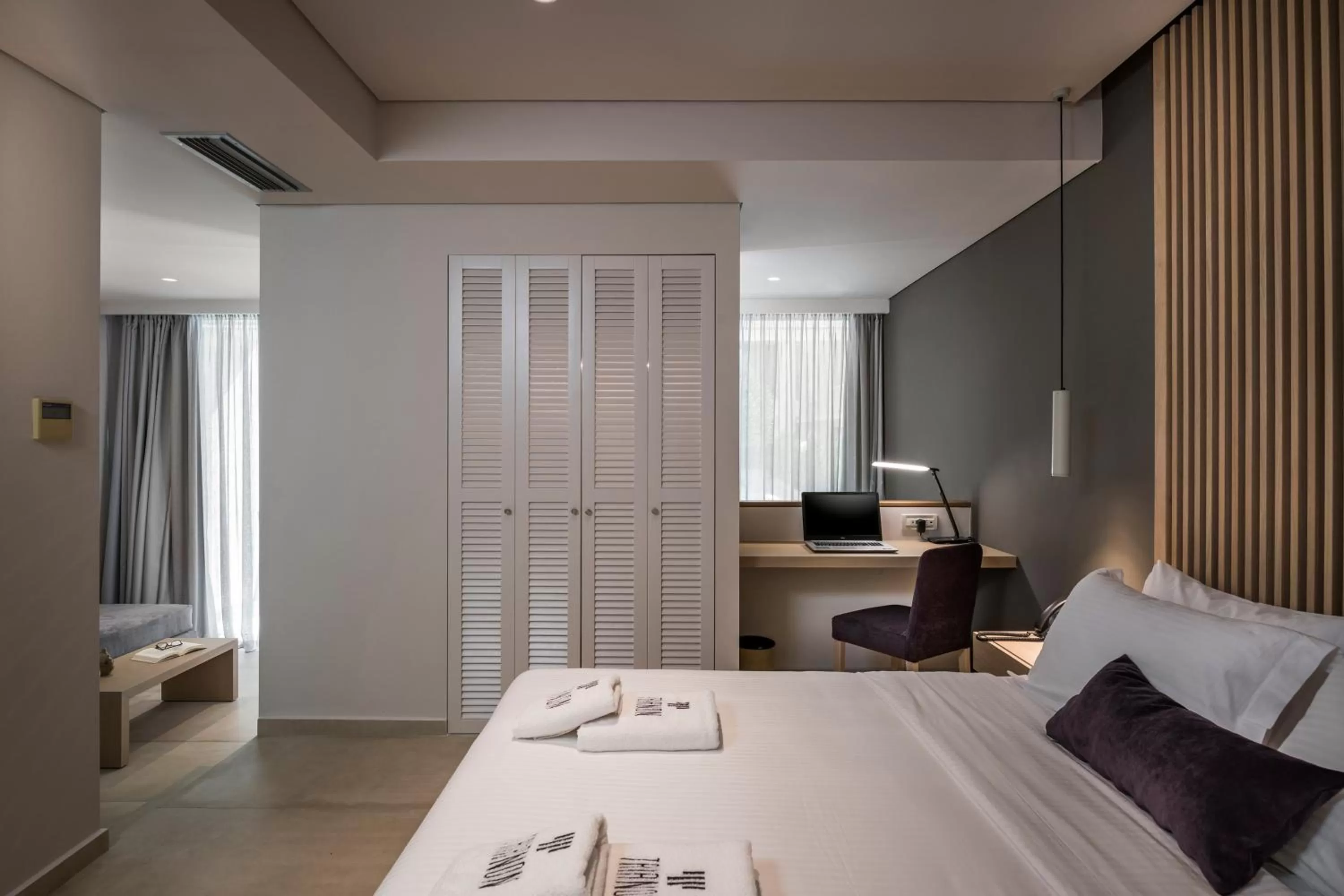 Bedroom, Bed in Trianon Luxury Apartments & Suites