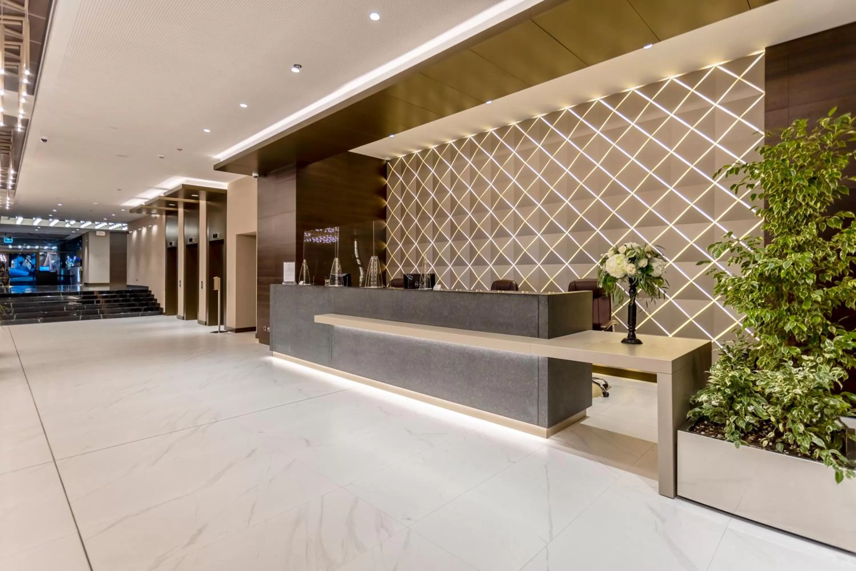 Lobby or reception in Hotel Bulgaria