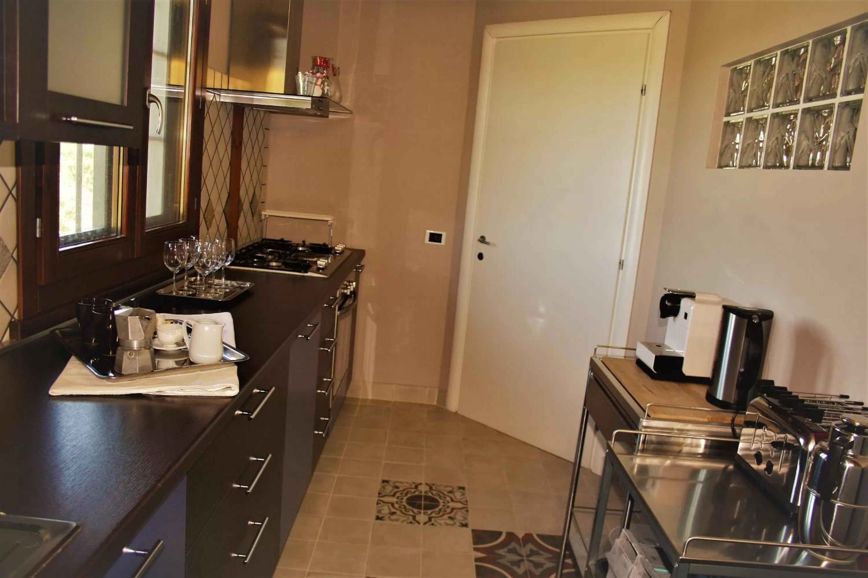 Kitchen or kitchenette in La collina delle fonti