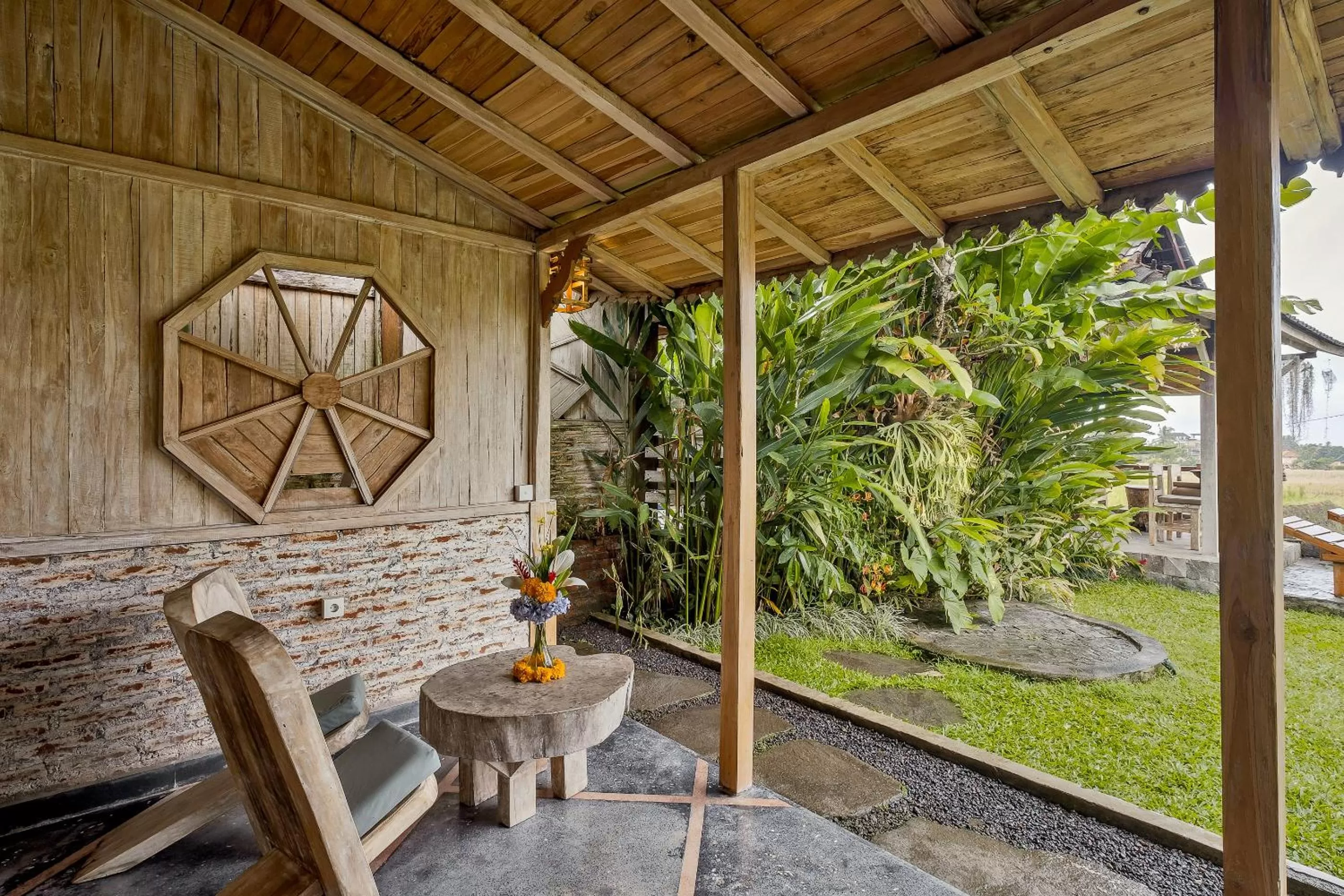 Patio in Joglo Organik Guesthouse