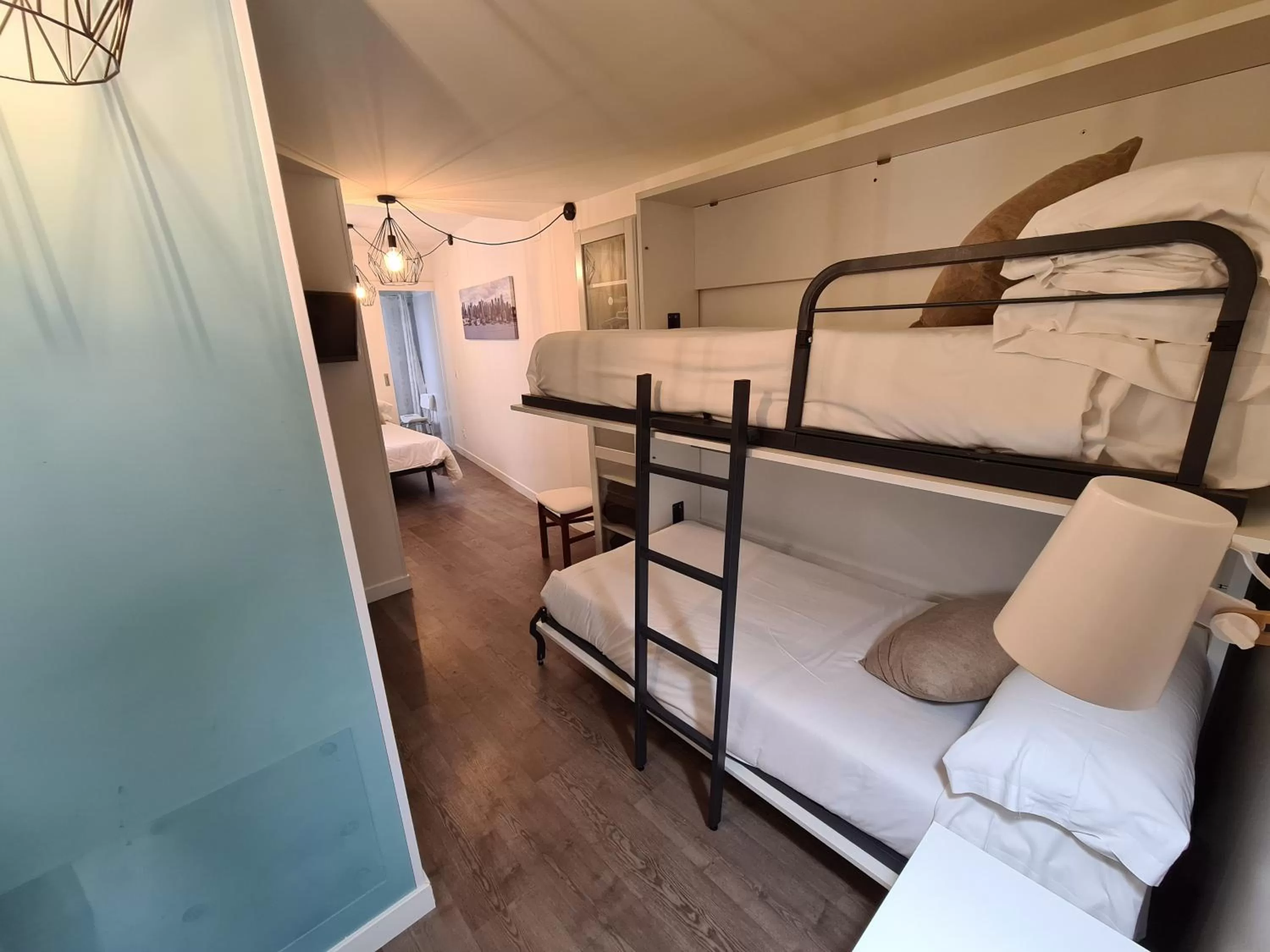 Bed in Hotel Jacobeo