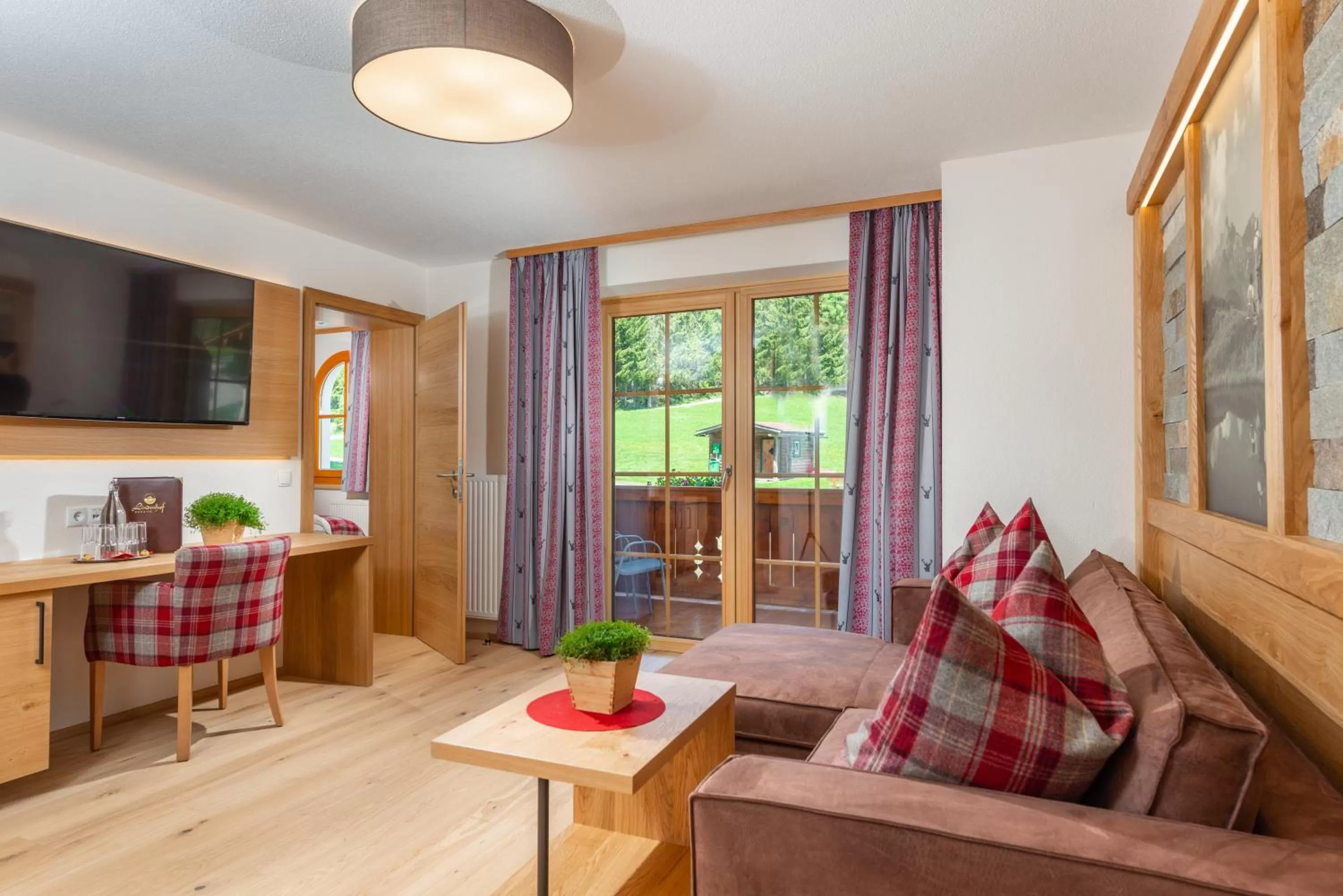 Seating area in Hotel Lindenhof