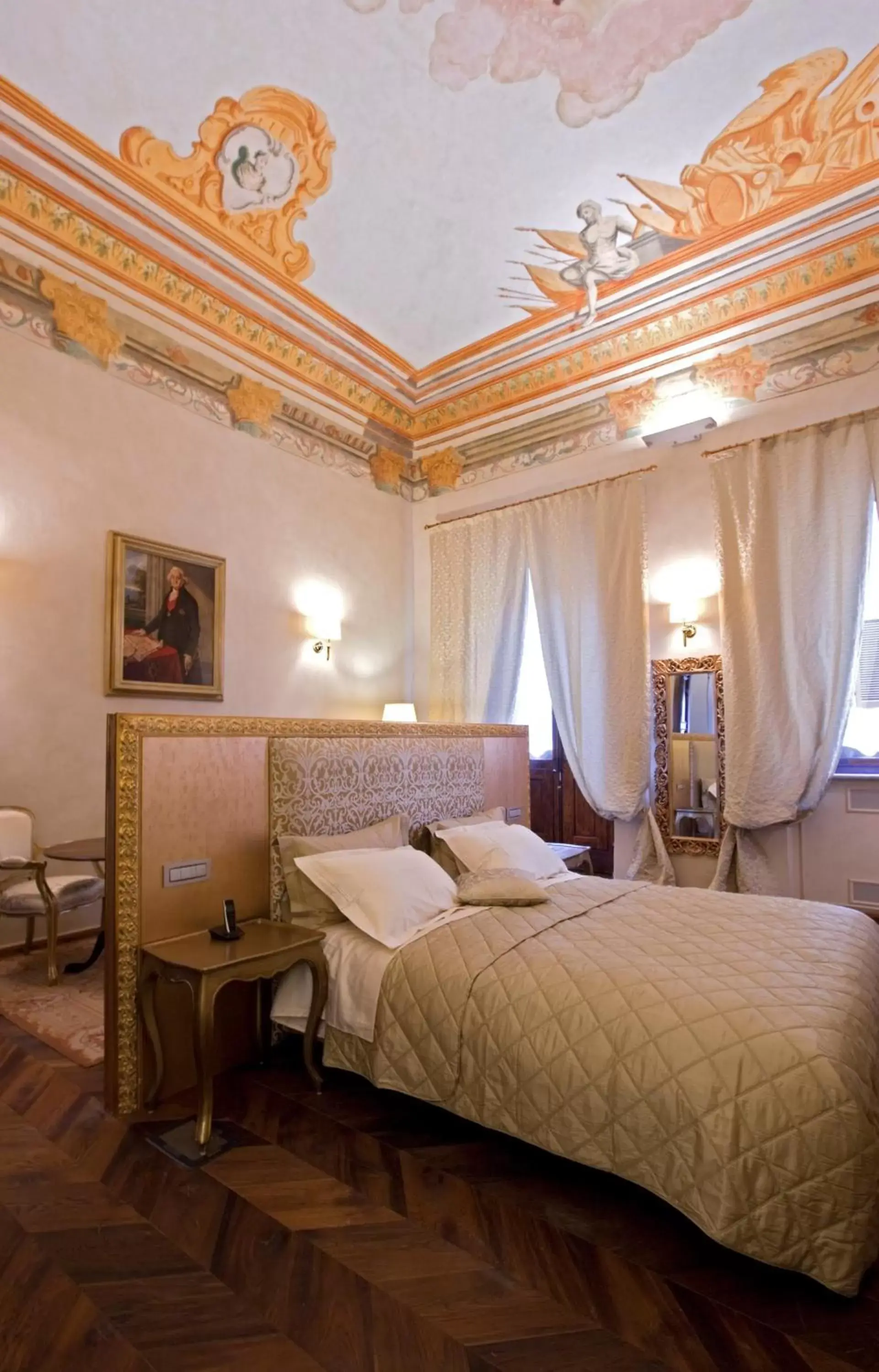 Photo of the whole room, Bed in Palazzo Carletti