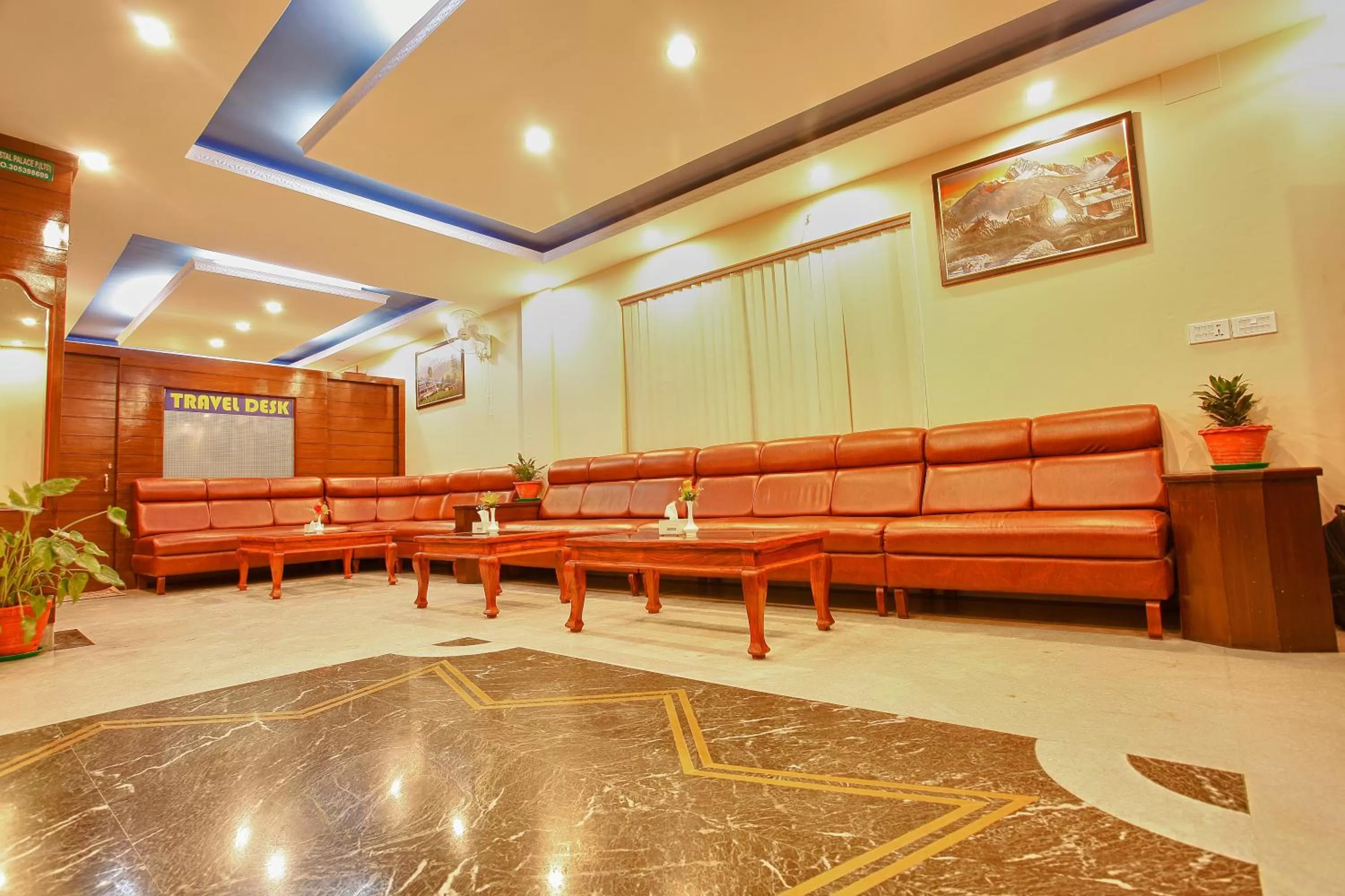 Lobby or reception in Hotel Crystal Palace