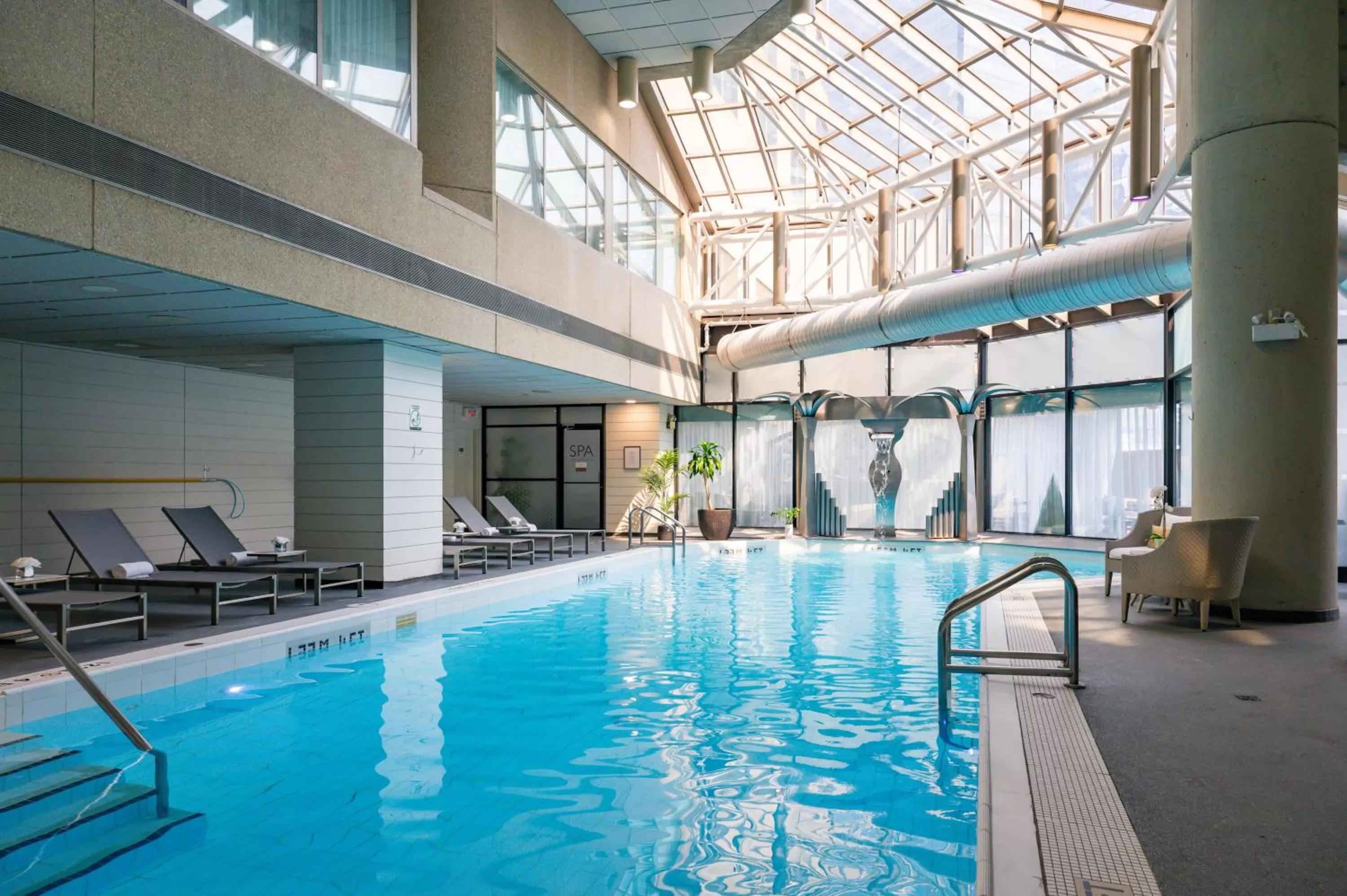 Pool view in InterContinental Toronto Centre by IHG