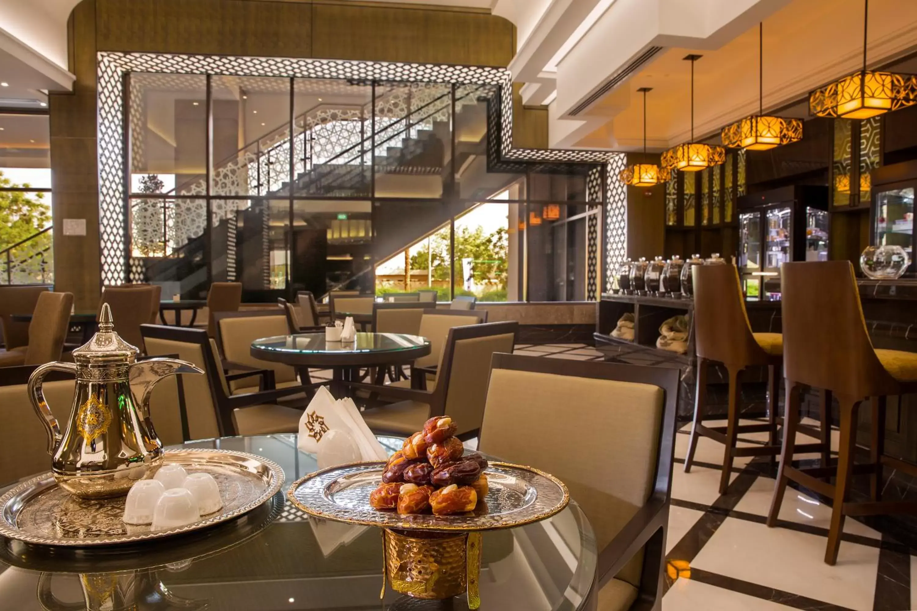 Lounge or bar, Restaurant/Places to Eat in Ayla Grand Hotel