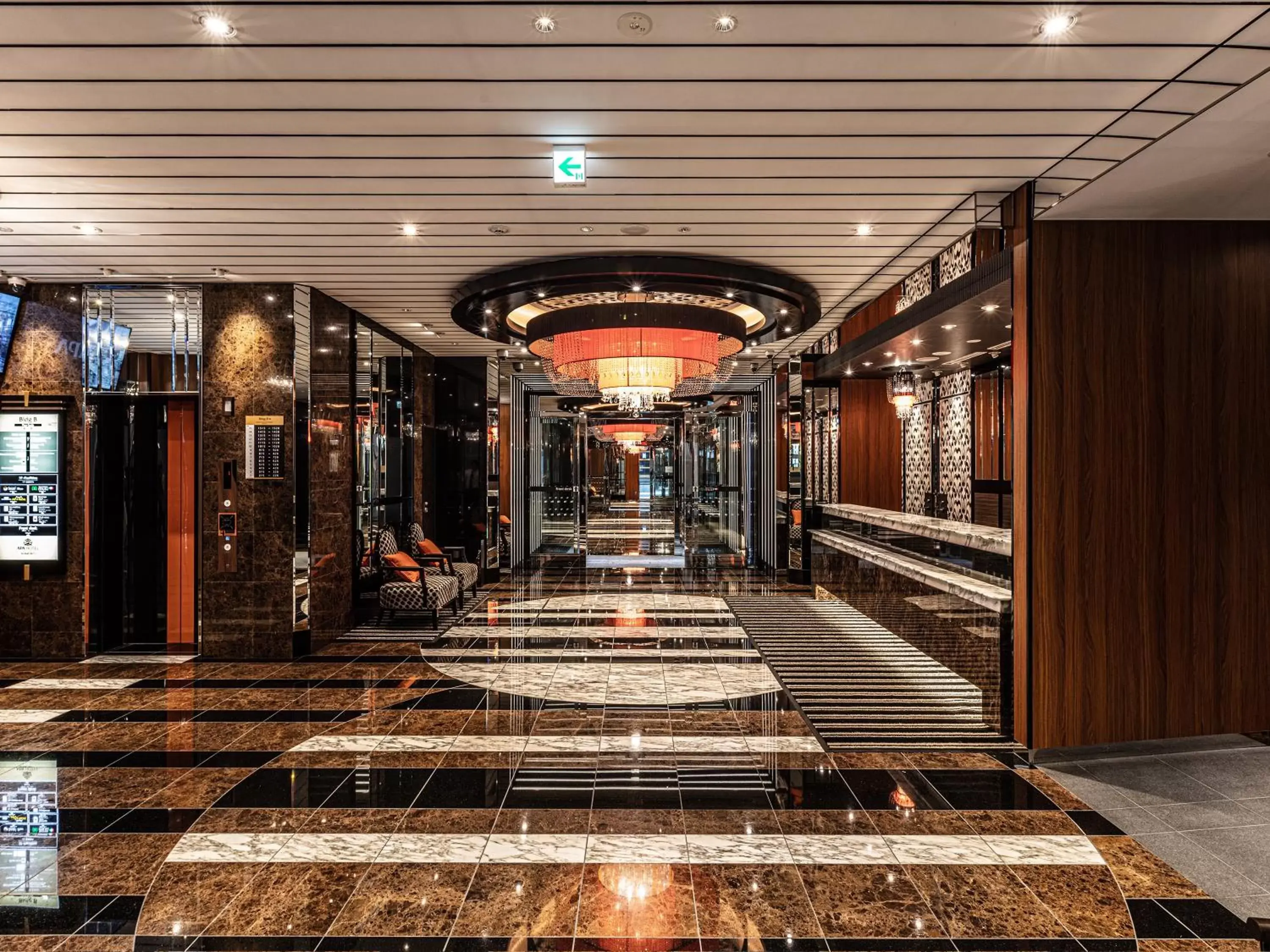Lobby or reception in APA Hotel Roppongi SIX