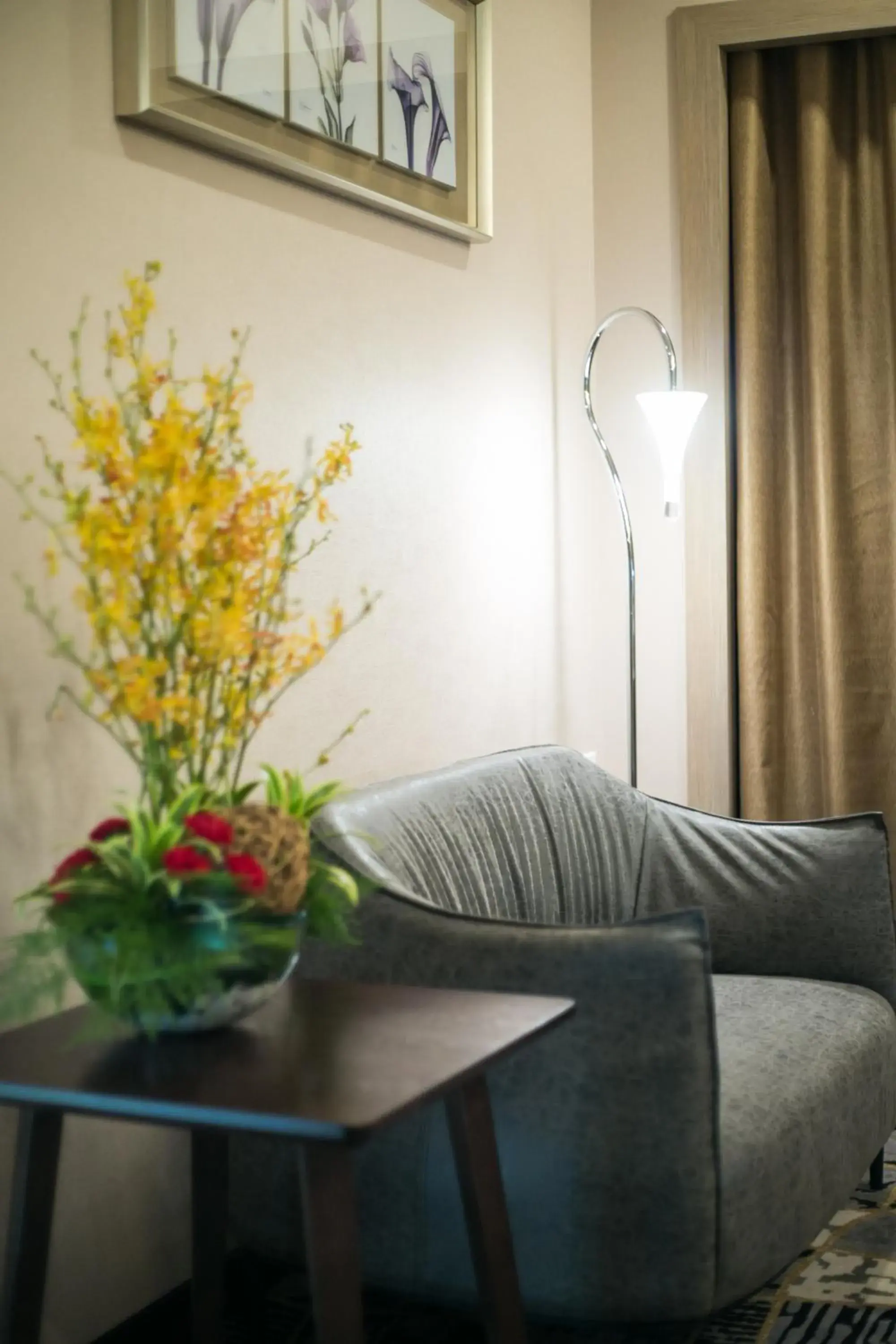 Decorative detail, Seating Area in V8 Hotel Johor Bahru