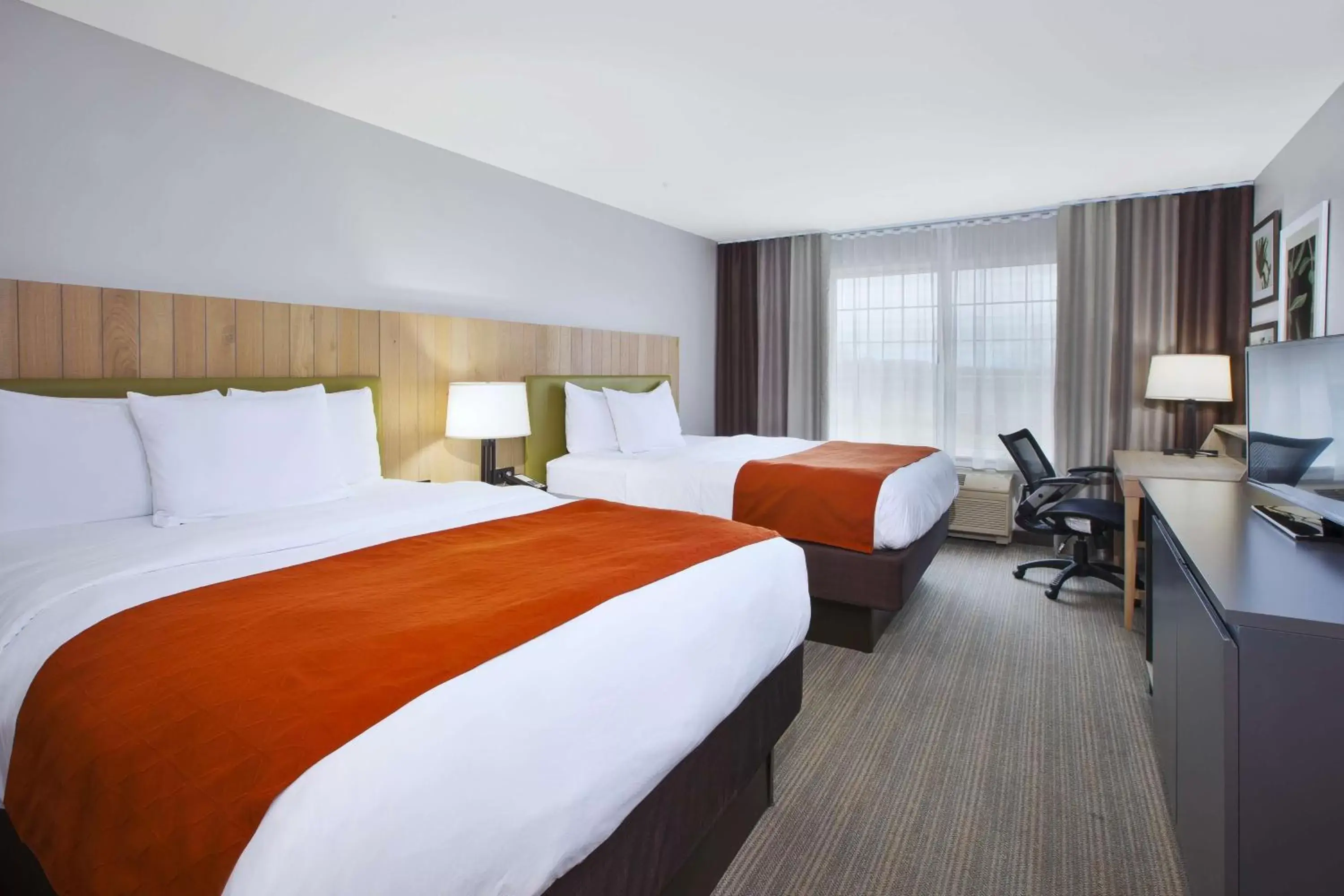 Queen Room with Two Queen Beds - Hearing Accessible in Country Inn & Suites by Radisson, Big Rapids, MI Queen Room with Two Queen Beds - Hearing Accessible in Country Inn & Suites by Radisson, Big Rapids, MI