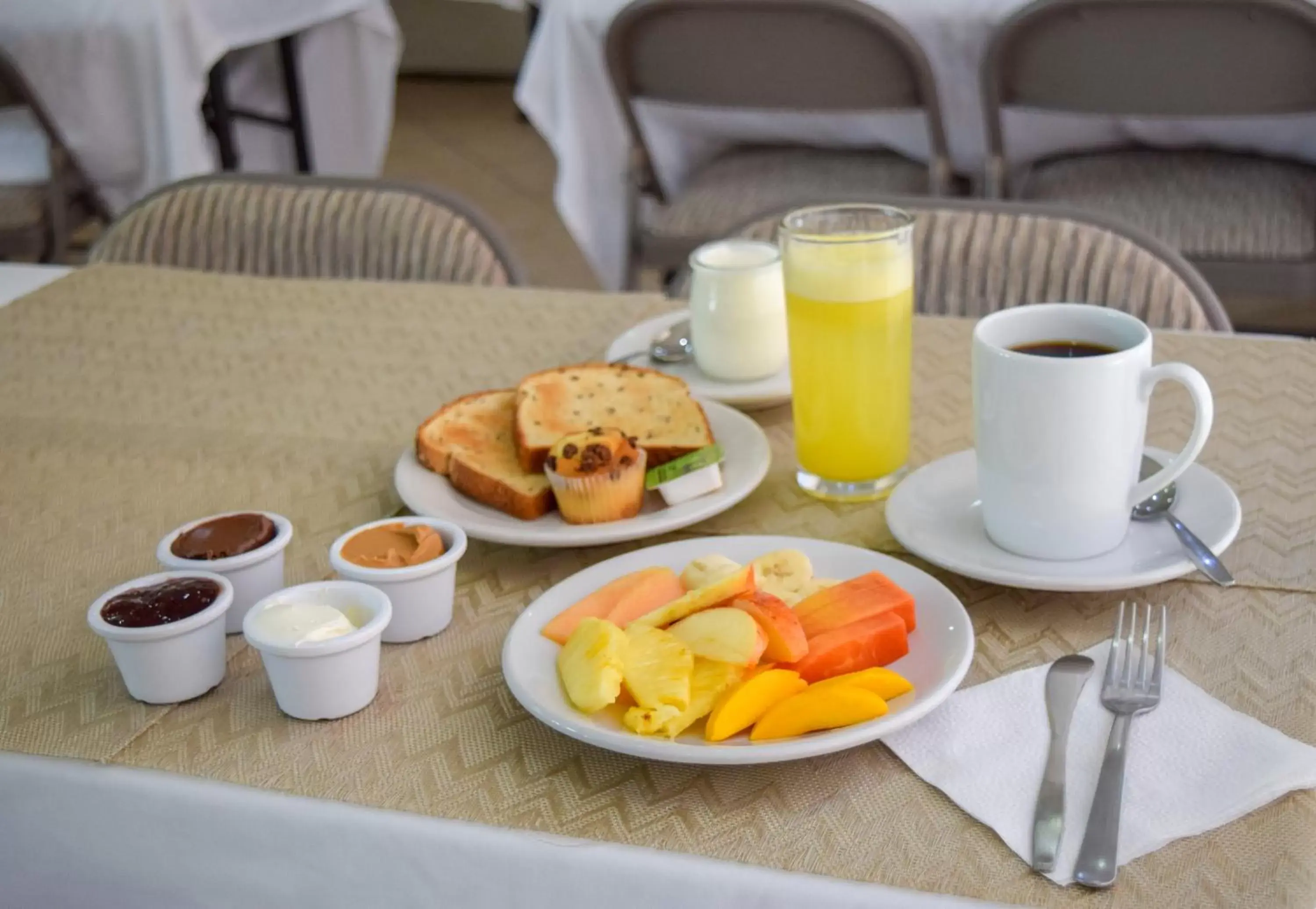 Breakfast in Hotel Bucaneros Isla Mujeres