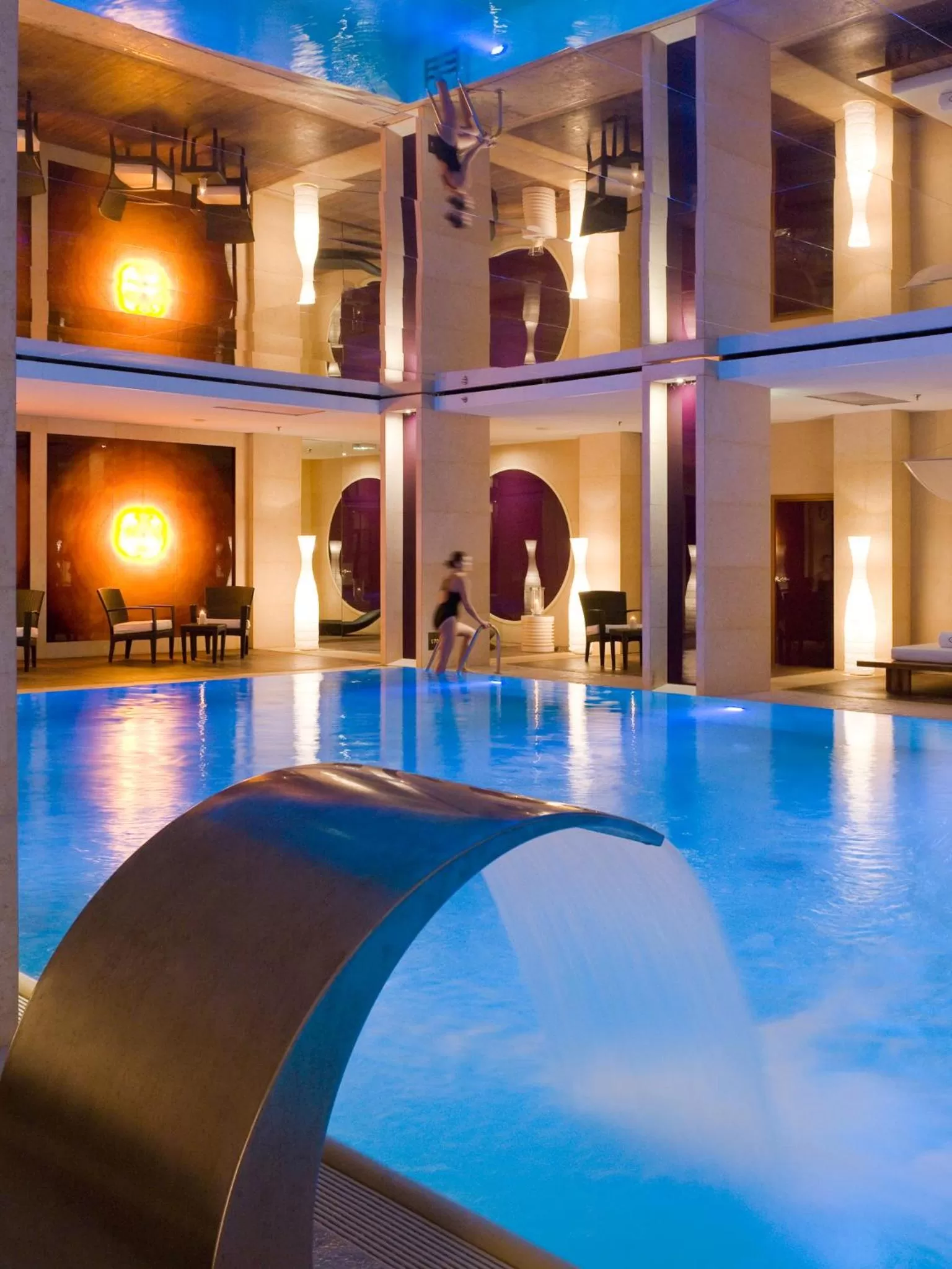 Swimming pool in Sofitel Warsaw Victoria