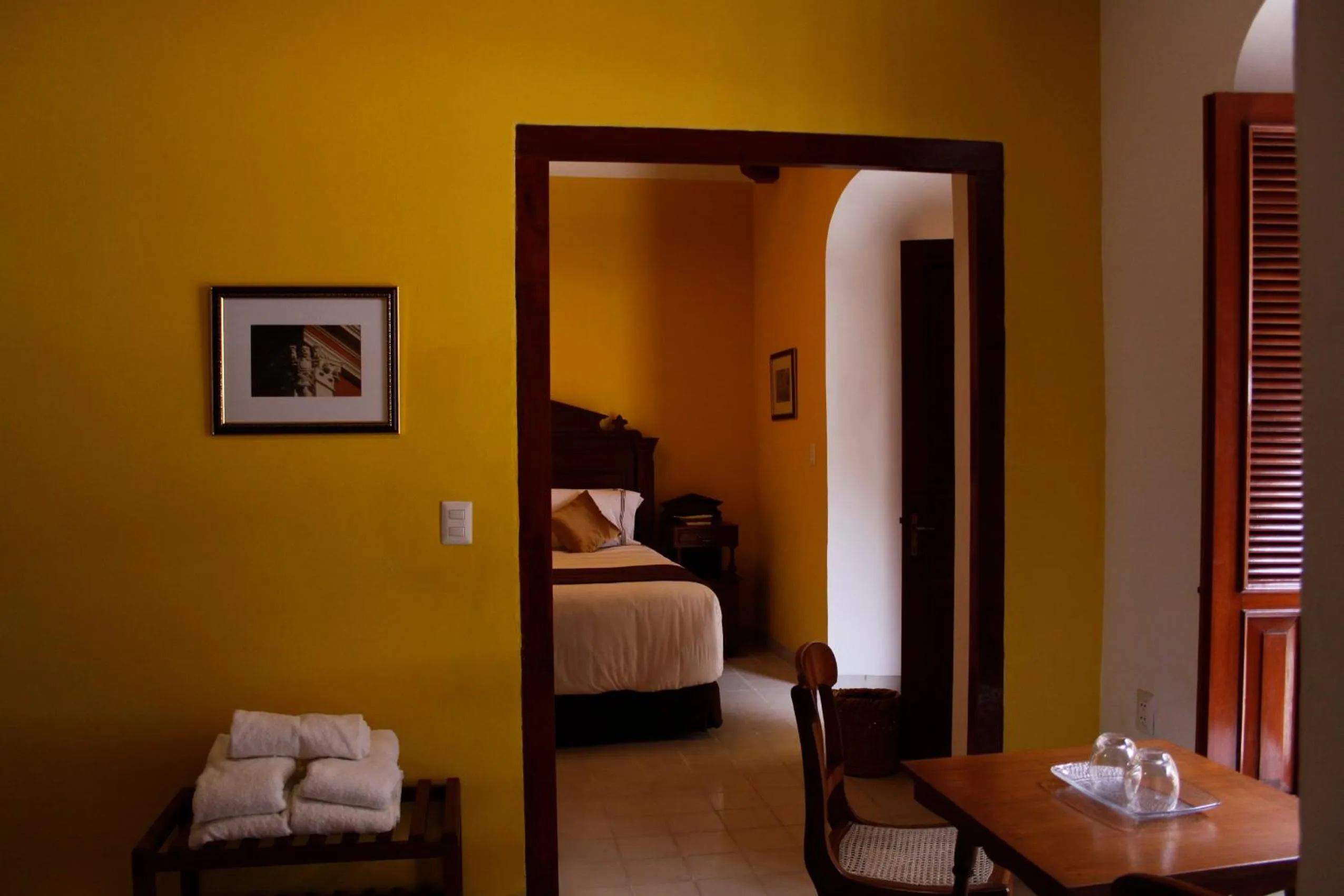 Decorative detail, Bed in Hotel Boutique Casa Don Gustavo, Campeche