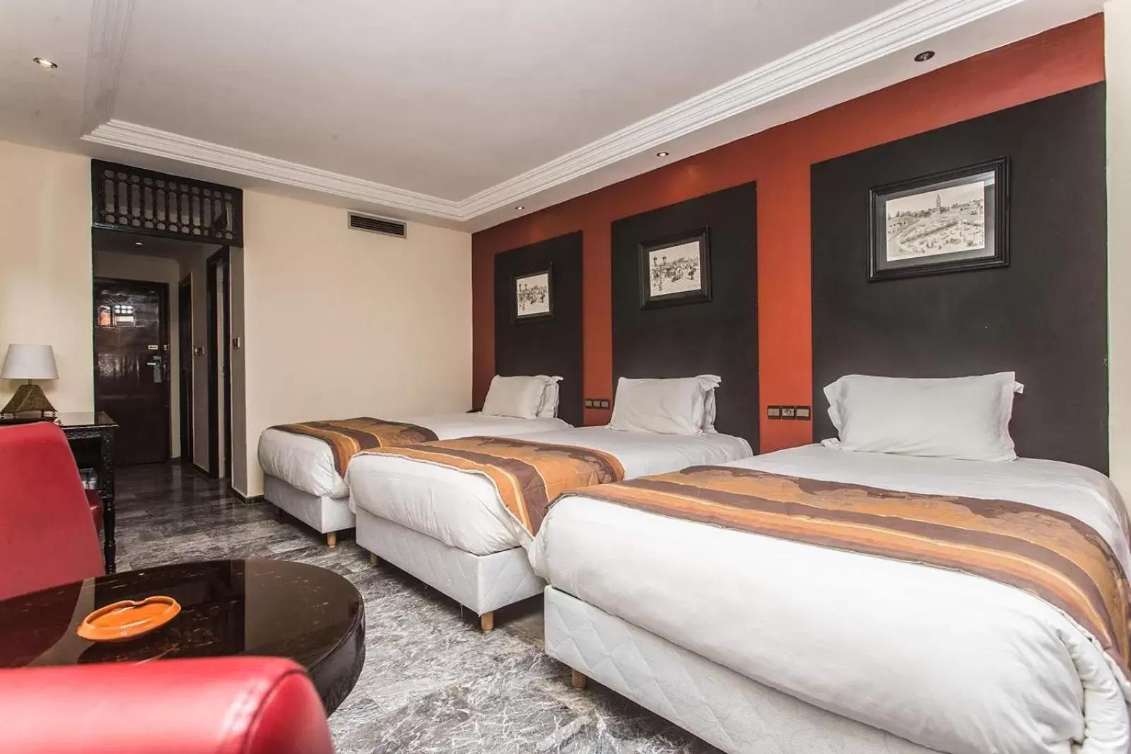 Bed in El Andalous Lounge & Spa Hotel