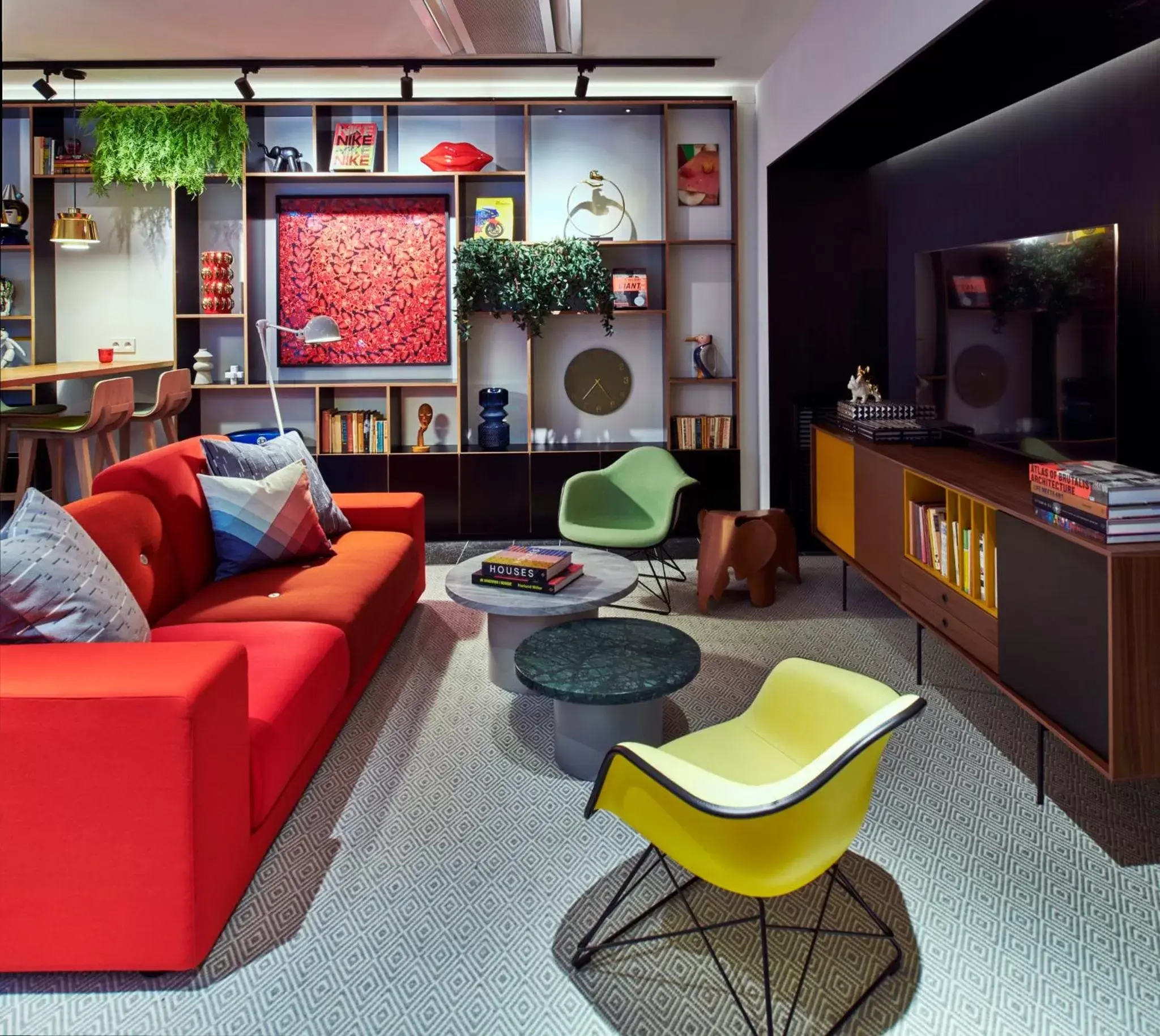 Lobby or reception, Seating Area in citizenM Paris Opera